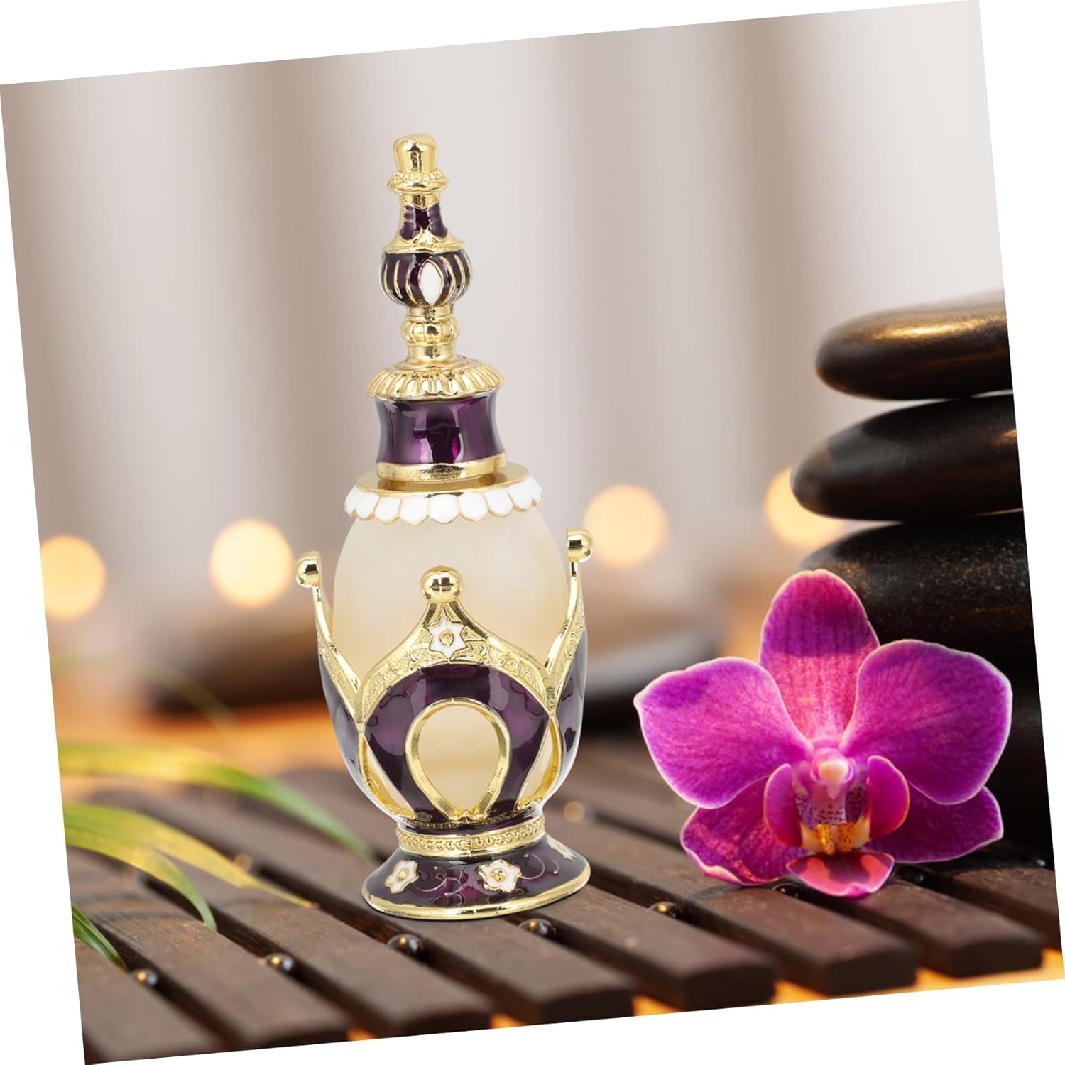 Hemobllo 3-Piece Refillable Glass Perfume Bottle Set
