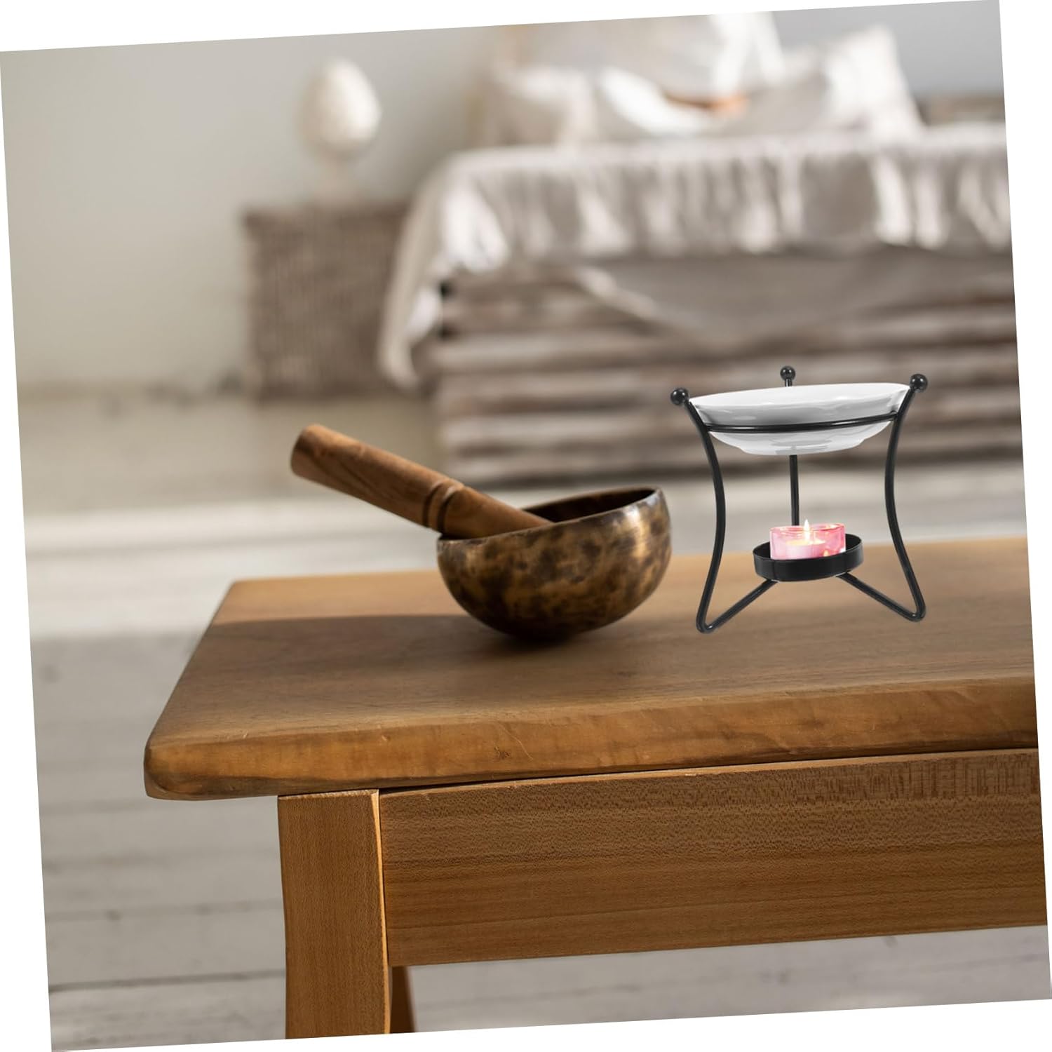 Modern Ceramic Wax Warmer Diffuser Stand