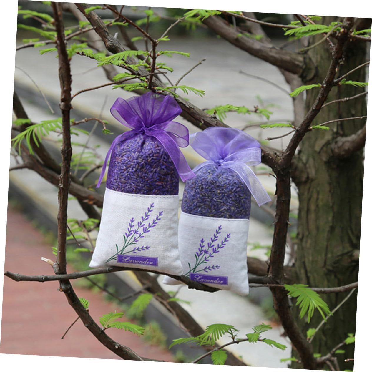 HOMSFOU 22Pcs Lavender Sachet Bags for Home Fragrance