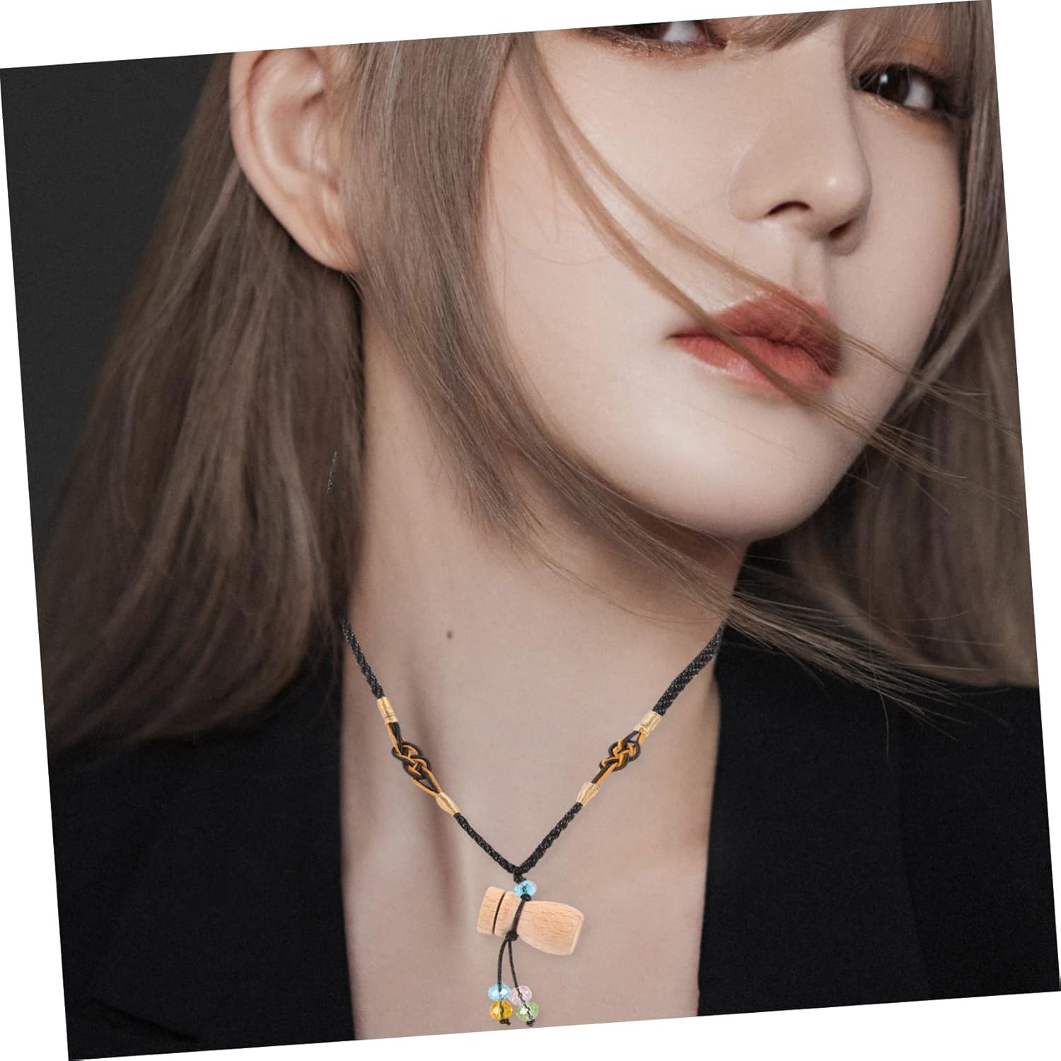 Happyyami 2pcs Essential Oil Diffuser Pendant Necklace