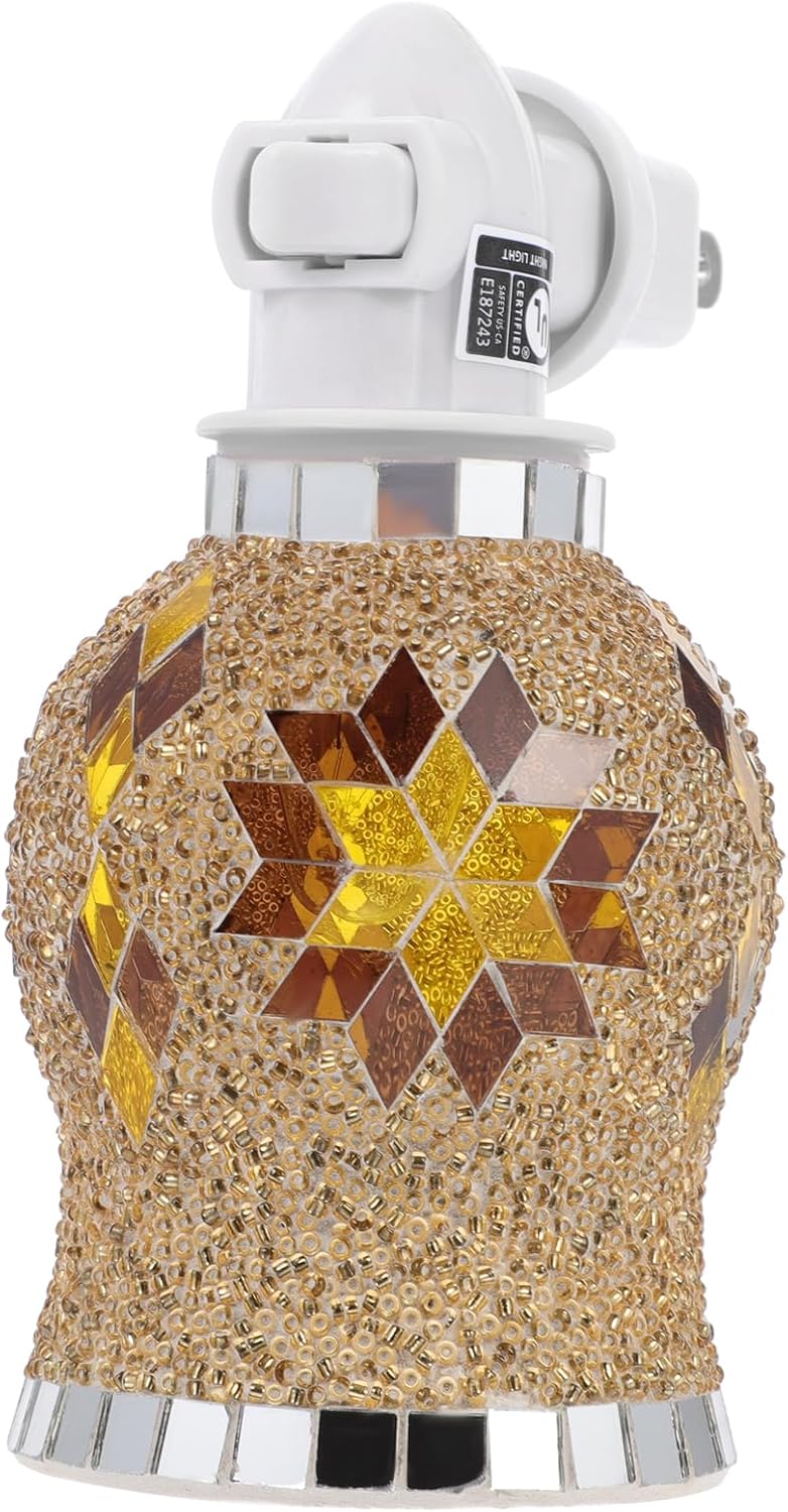 KALLORY 1pc Glass Candle Holder Fragrance Burner