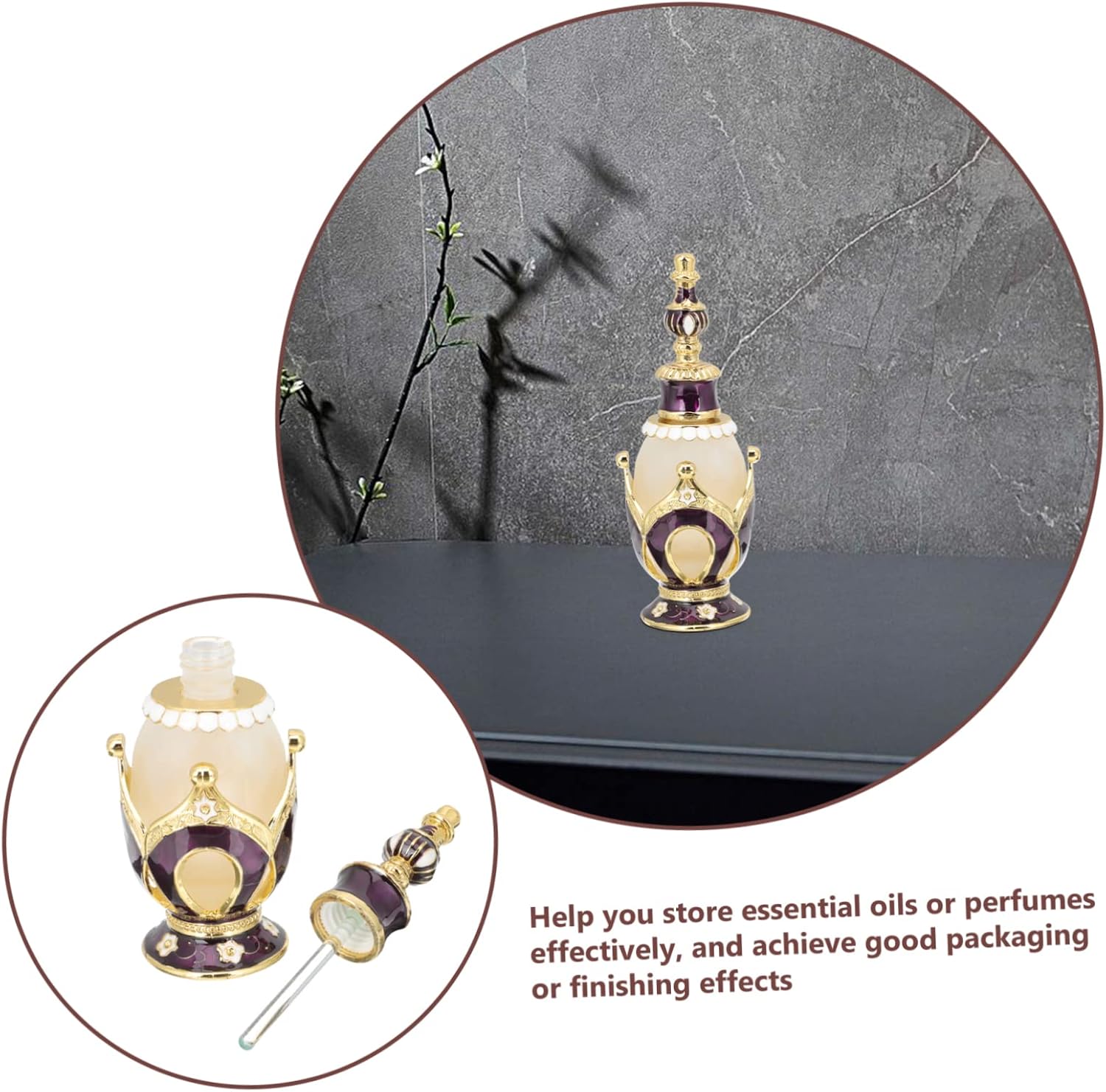 Elegant Perfume Sub Bottle and Storage for Home and Gifting