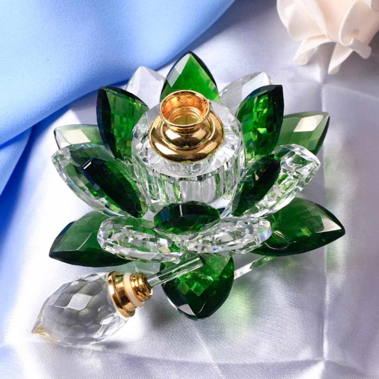 1pc Elegant Glass Perfume Bottle for Essential Oils and Travel