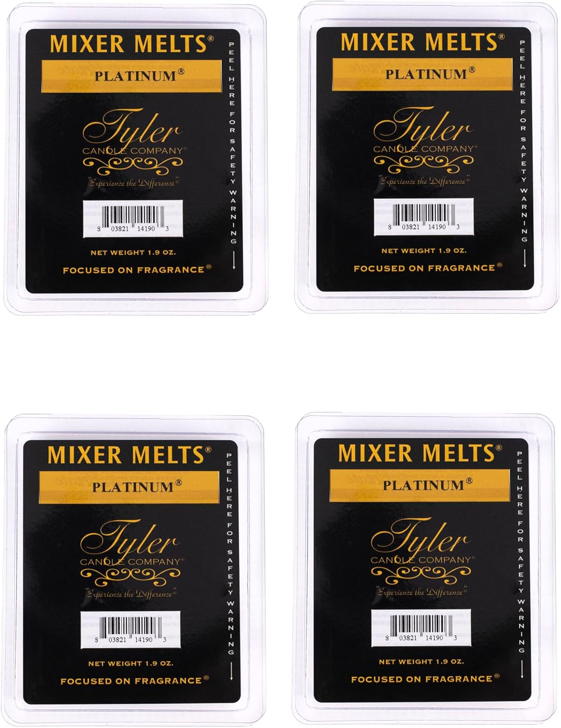 Platinum 19 Ounce Scented Wax Melt Cubes Pack of 4