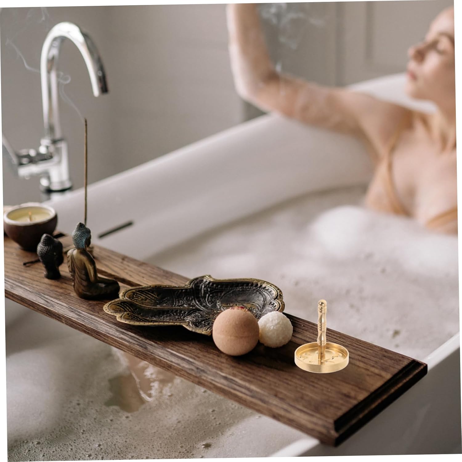 Brass Incense Press Mold Tool for DIY Fragrance Creation
