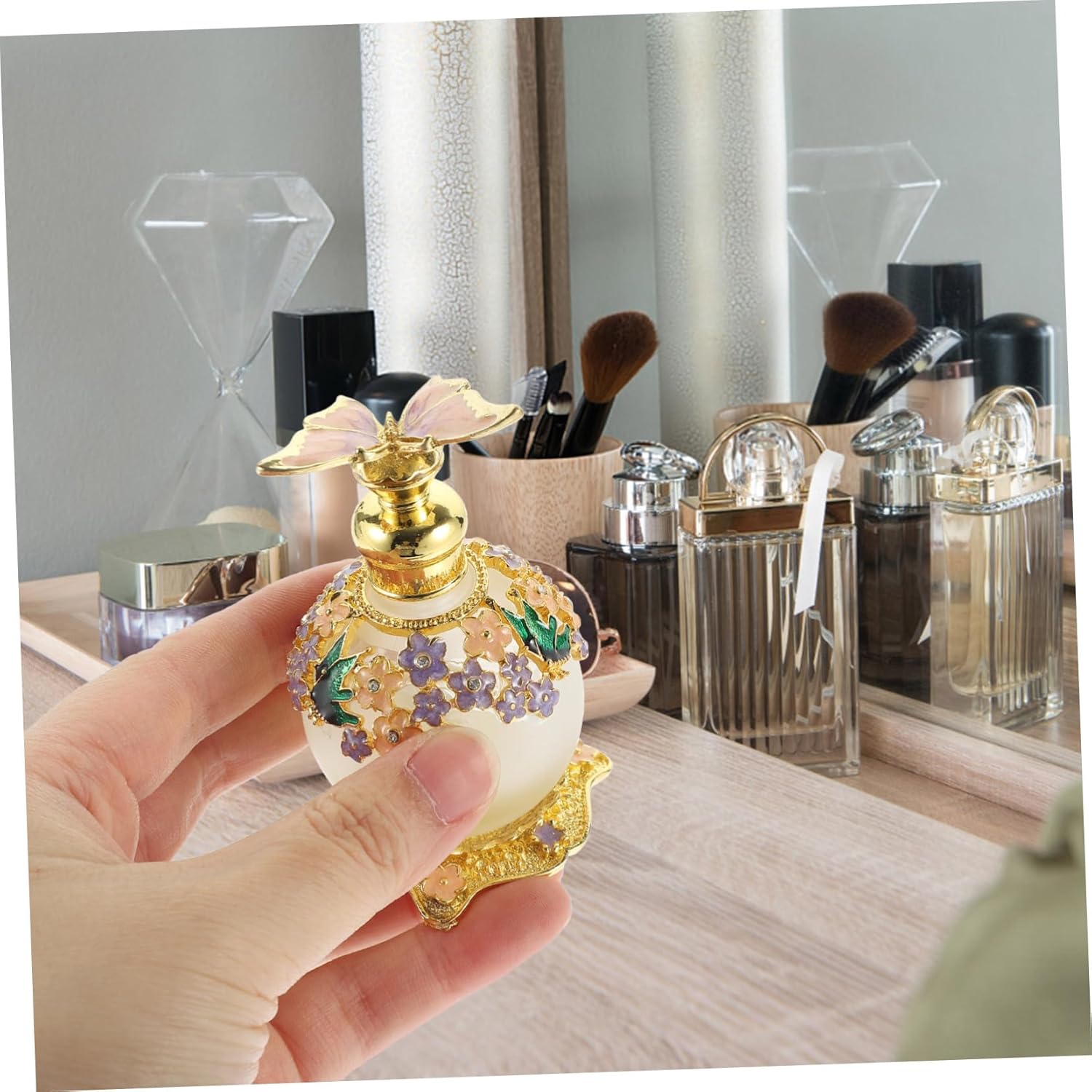 MAGICLULU 25ml Perfume Bottle Butterfly Design Travel Size