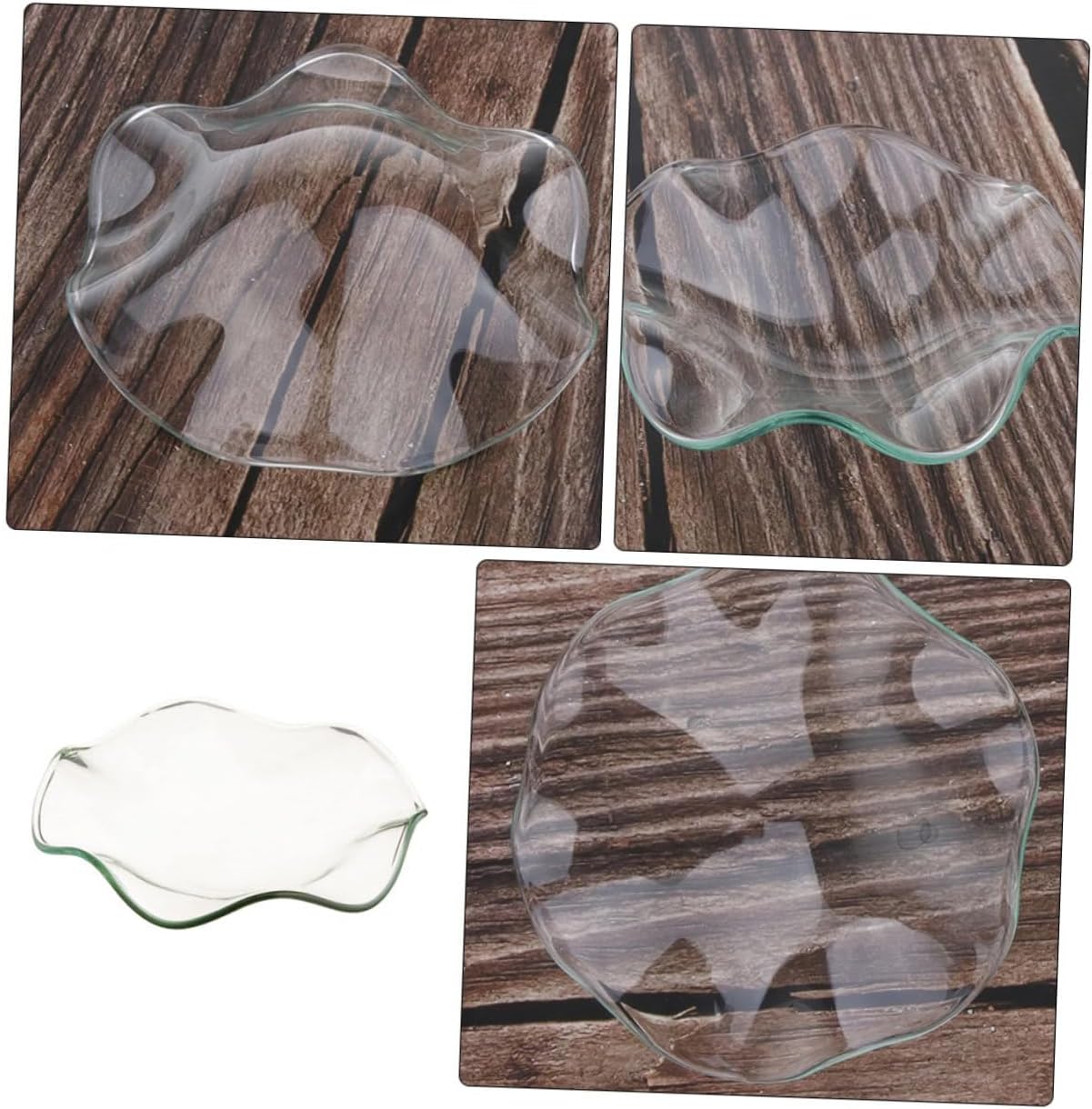 3pcs Replacement Glass Dish for Essential Oil Warmer Lamp