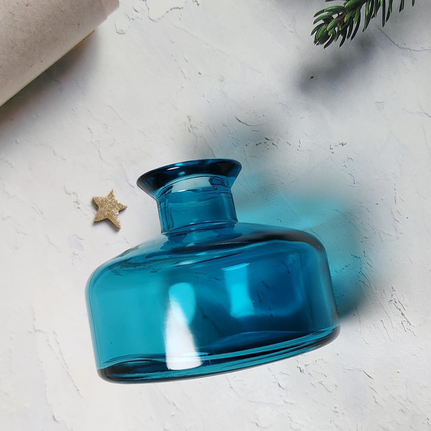 200 ml Refillable Glass Diffuser Bottle Blue