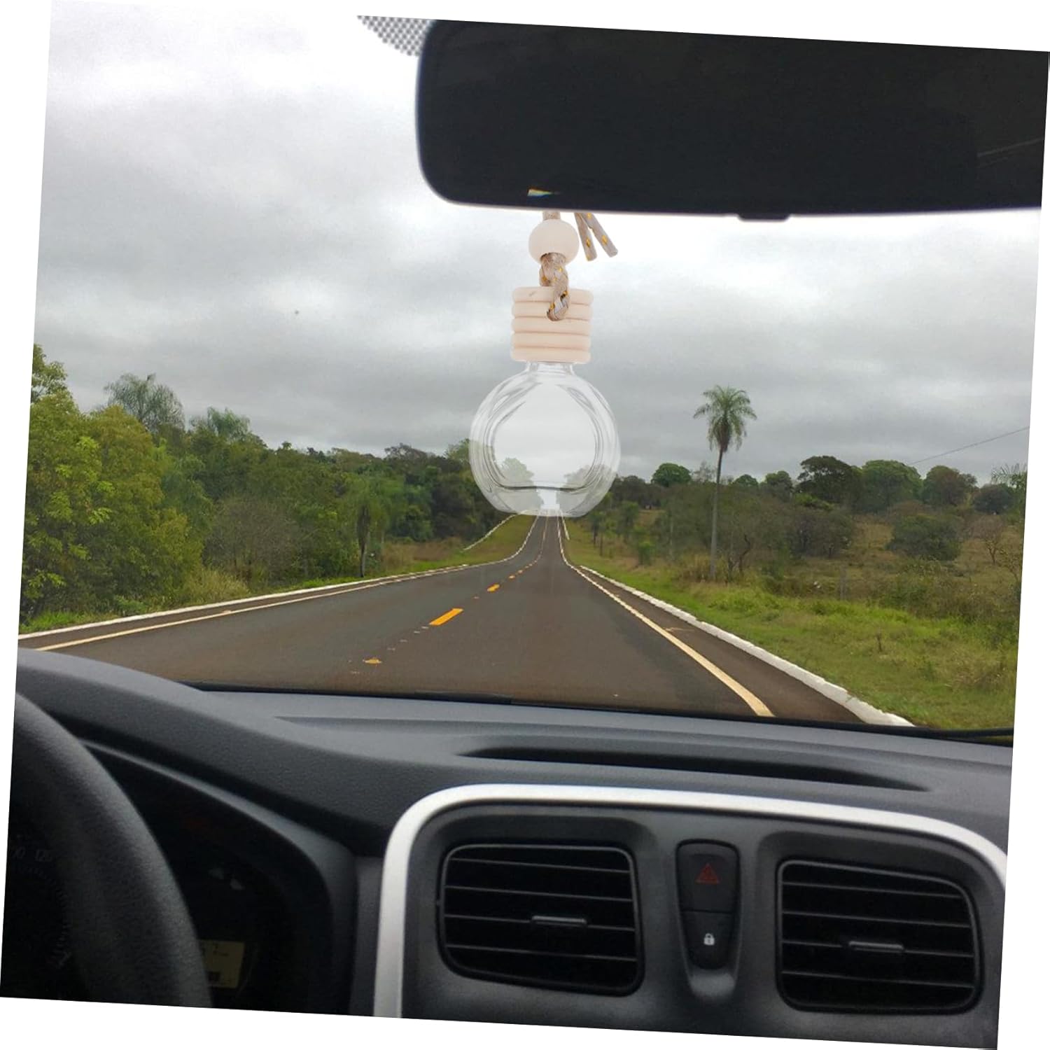 6Pcs Compact Hanging Perfume Bottles for Car Freshness and Home Decor