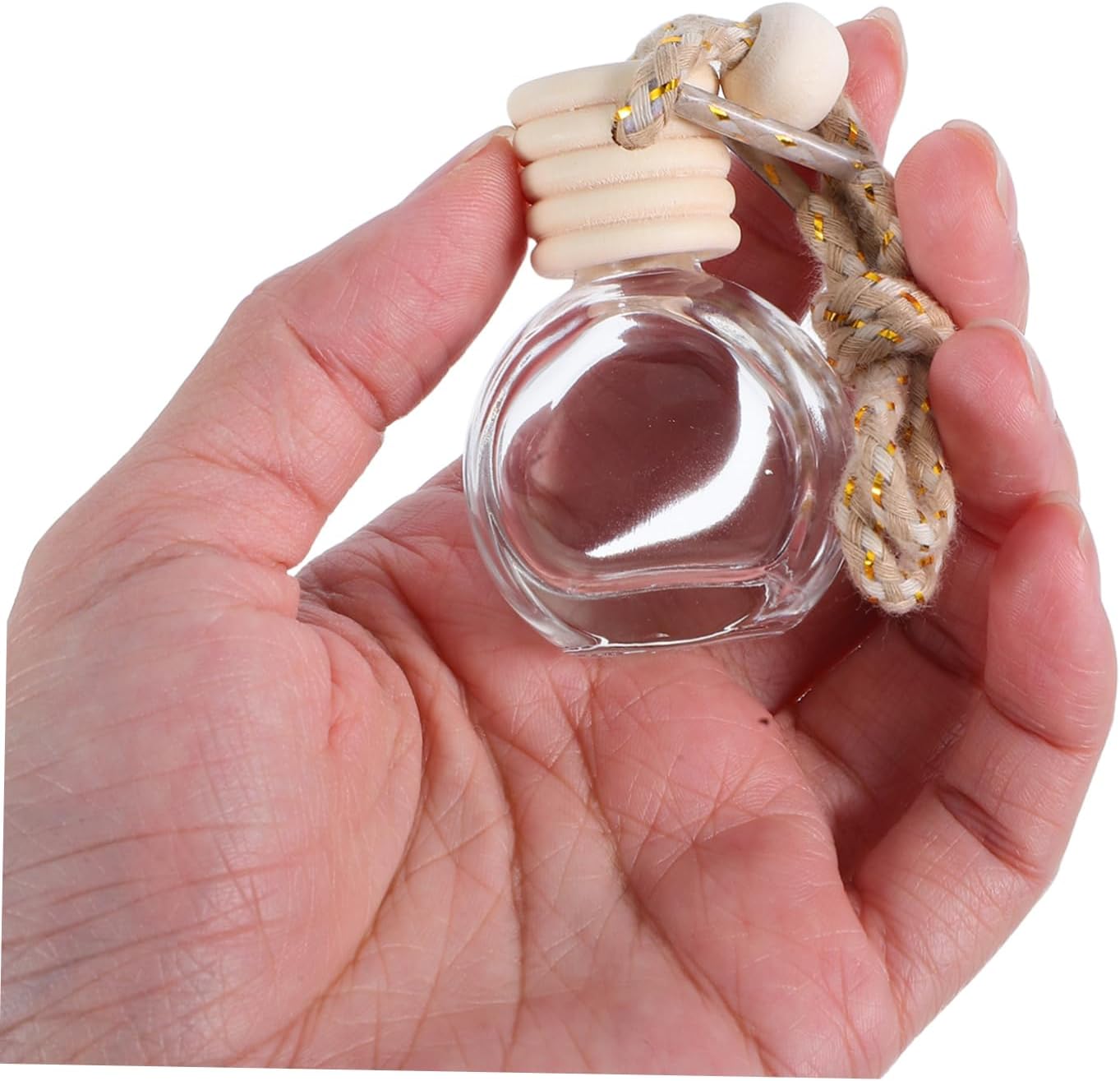 6Pcs Compact Hanging Perfume Bottles for Car Freshness and Home Decor