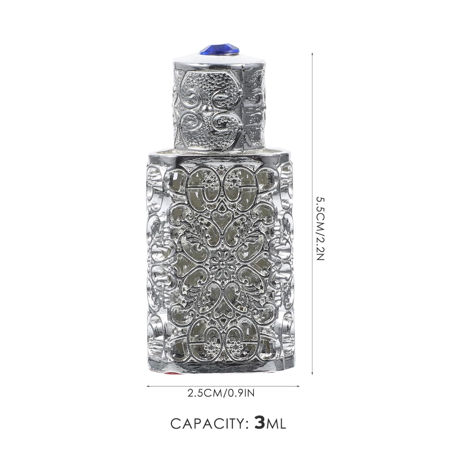 Elegant Essential Oil Perfume Bottle with Storage and Travel Functionality
