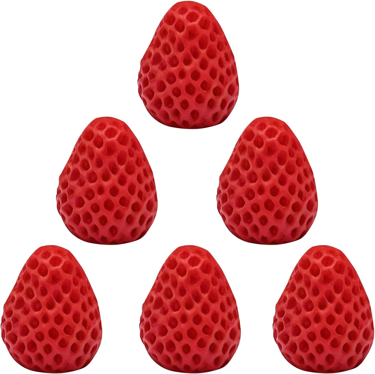 Soy Wax Melts with Strawberry Scent 6 Pcs Set