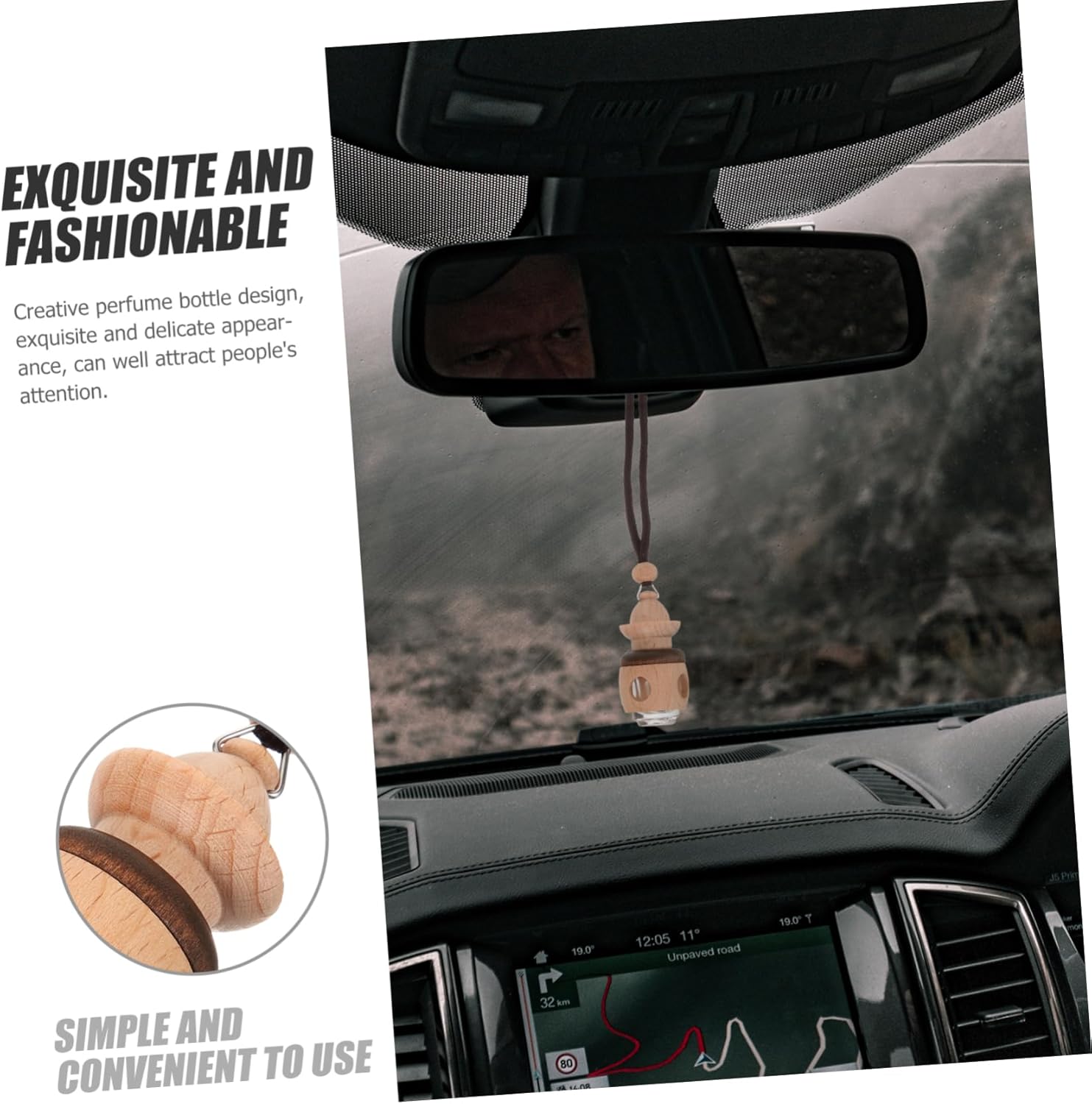 VALICLUD Car Hanging Scent Diffuser Bottle