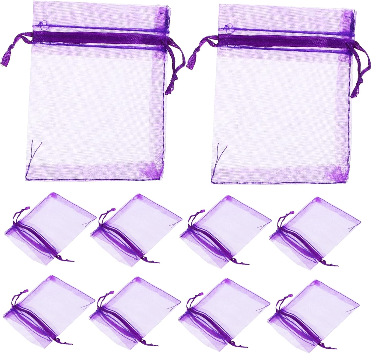 BIUDECO 100Pcs Drawstring Lavender Sachet Bags for DIY and Home Fragrance Use