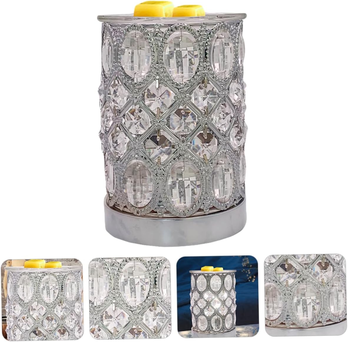 White Glass Aromatherapy Lamp for Home Relaxation