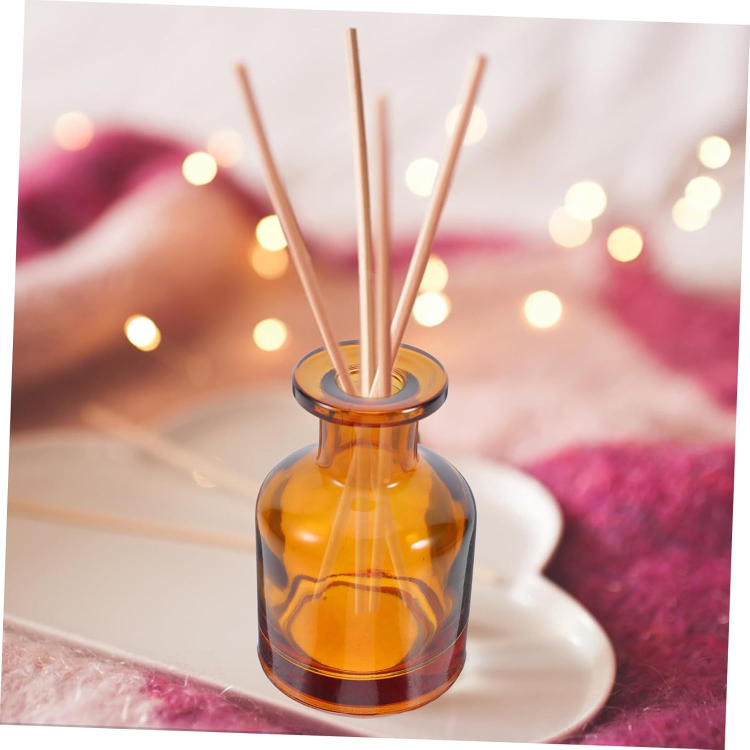 2pcs Diffuser for Bathroom Glass Diffuser Jar Reusable Fragrance Bottles