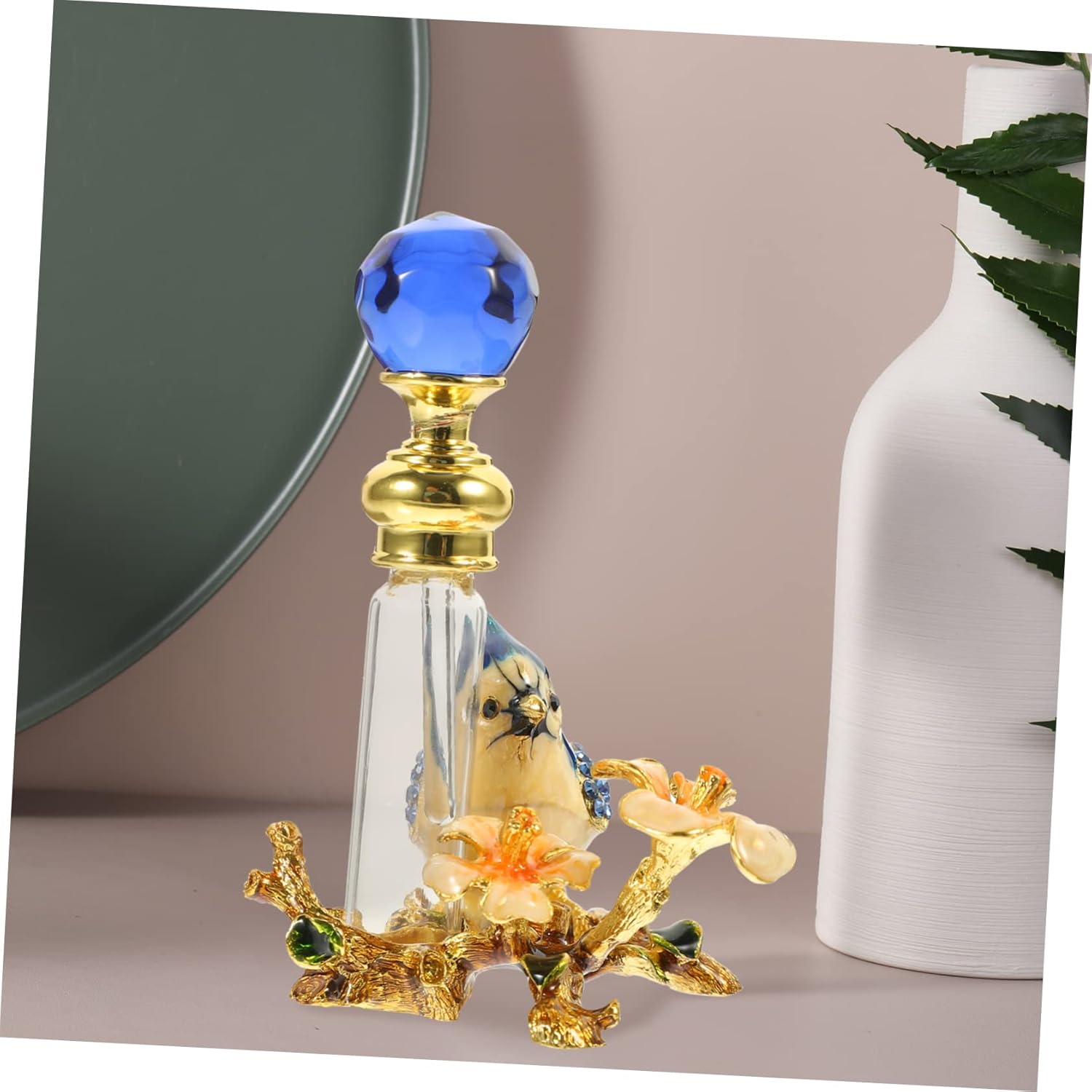 Decorative Perfume Bottle Empty Refillable Oil Dispenser