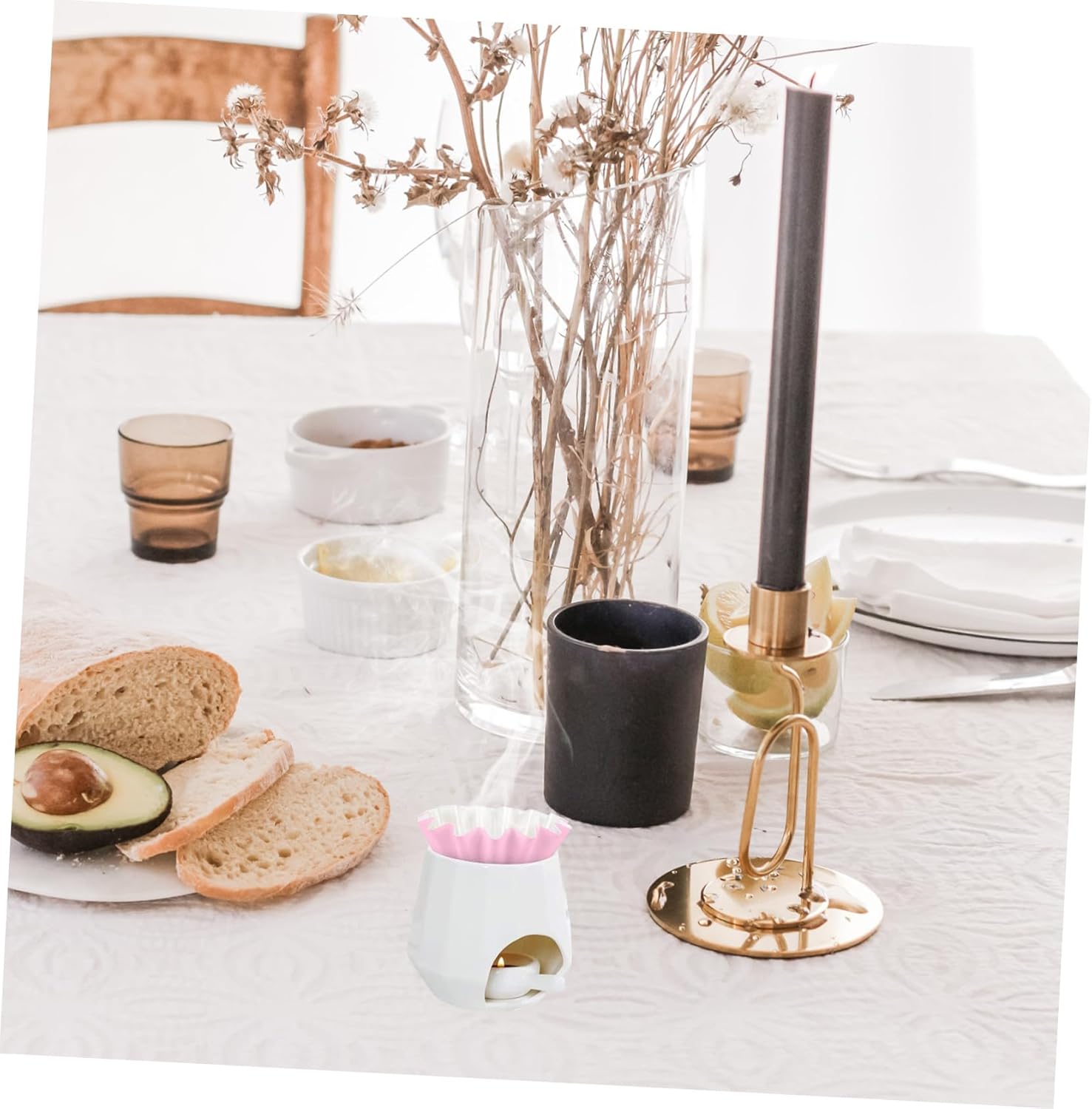 Cabilock 150pcs Reusable Wax Melt Liners for Home Decor and Candle Holders