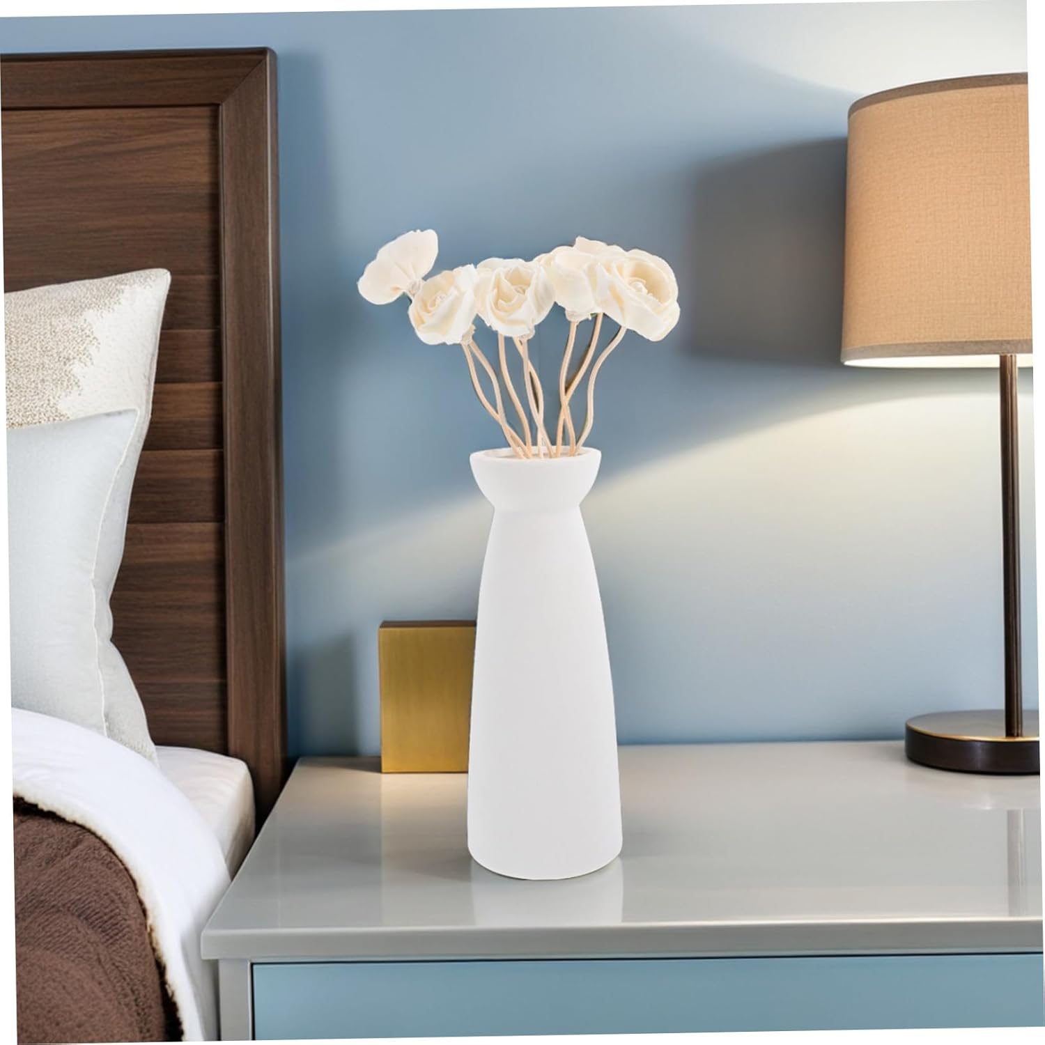 Alipis 8pcs Rattan Aromatherapy Diffuser Sticks with Flowers