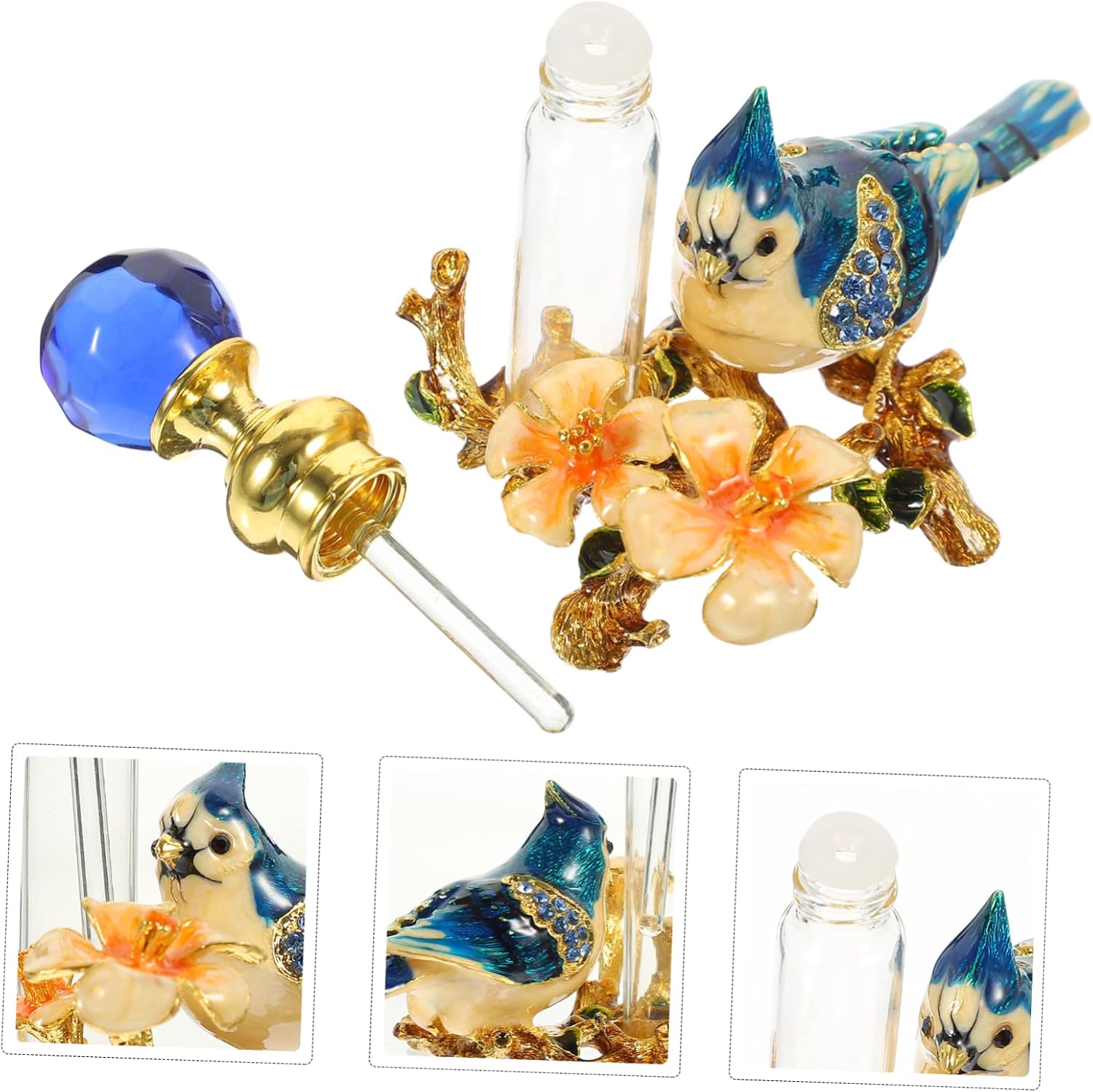 Vintage Perfume Bottle Refillable Essential Oil Dispenser