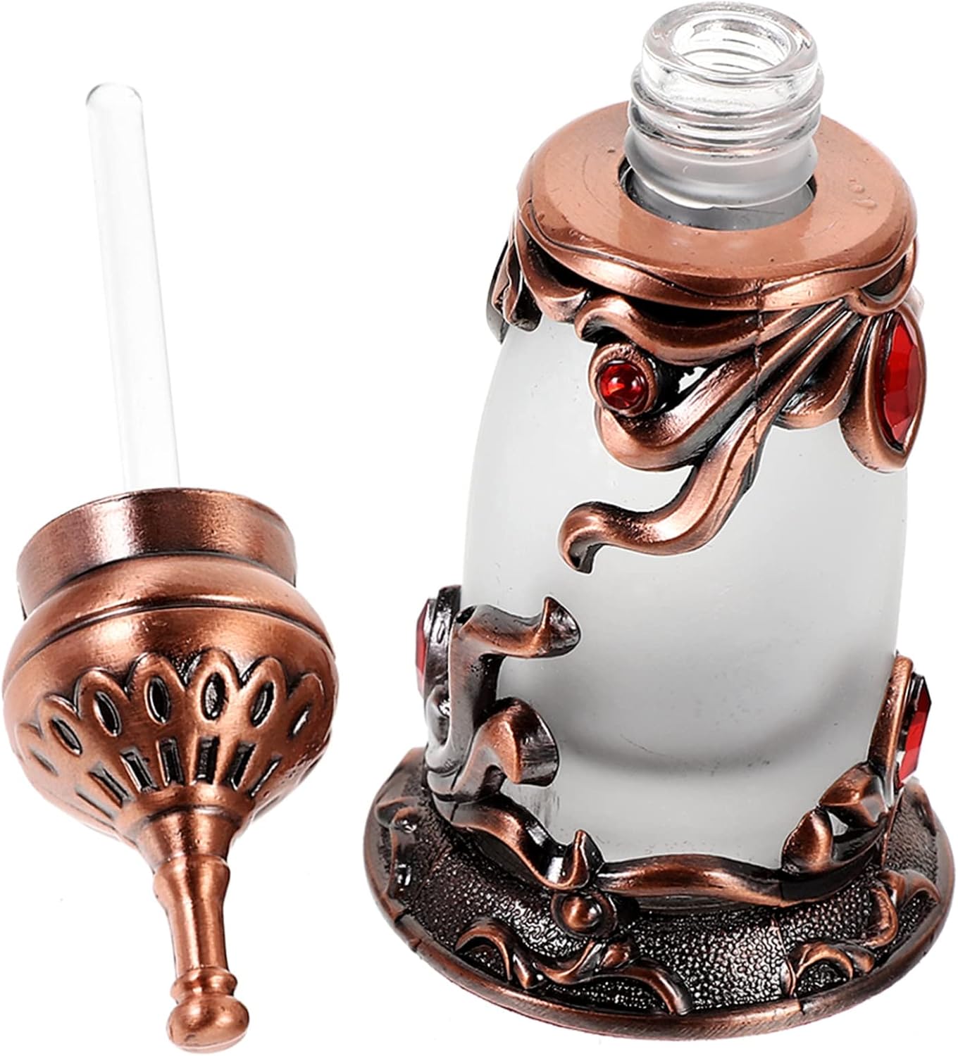 VICASKY Vintage Perfume Bottle Refillable Decor for Essential Oils