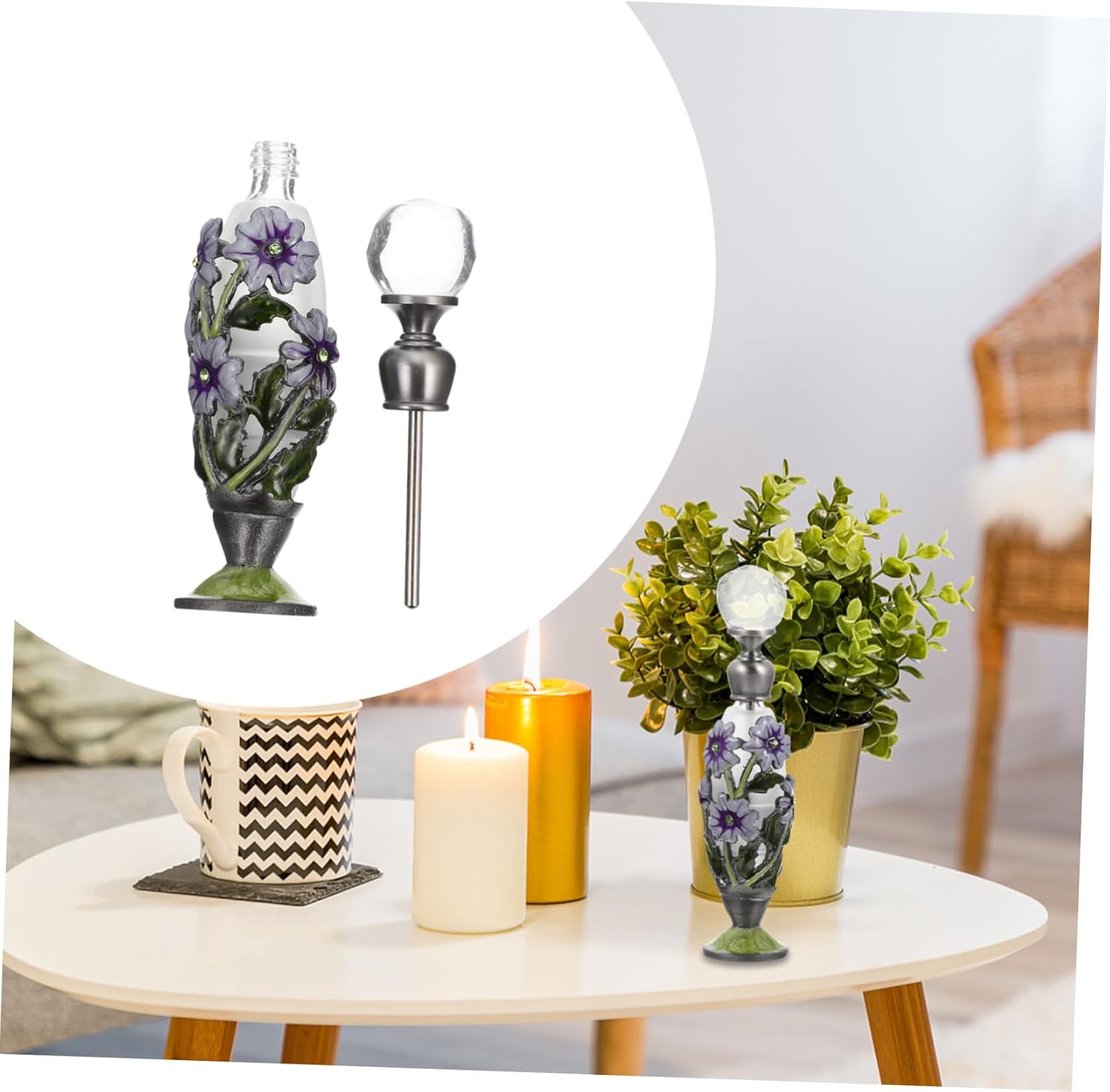 Chic Essential Oil Glass Bottle for Home Fragrance and Travel