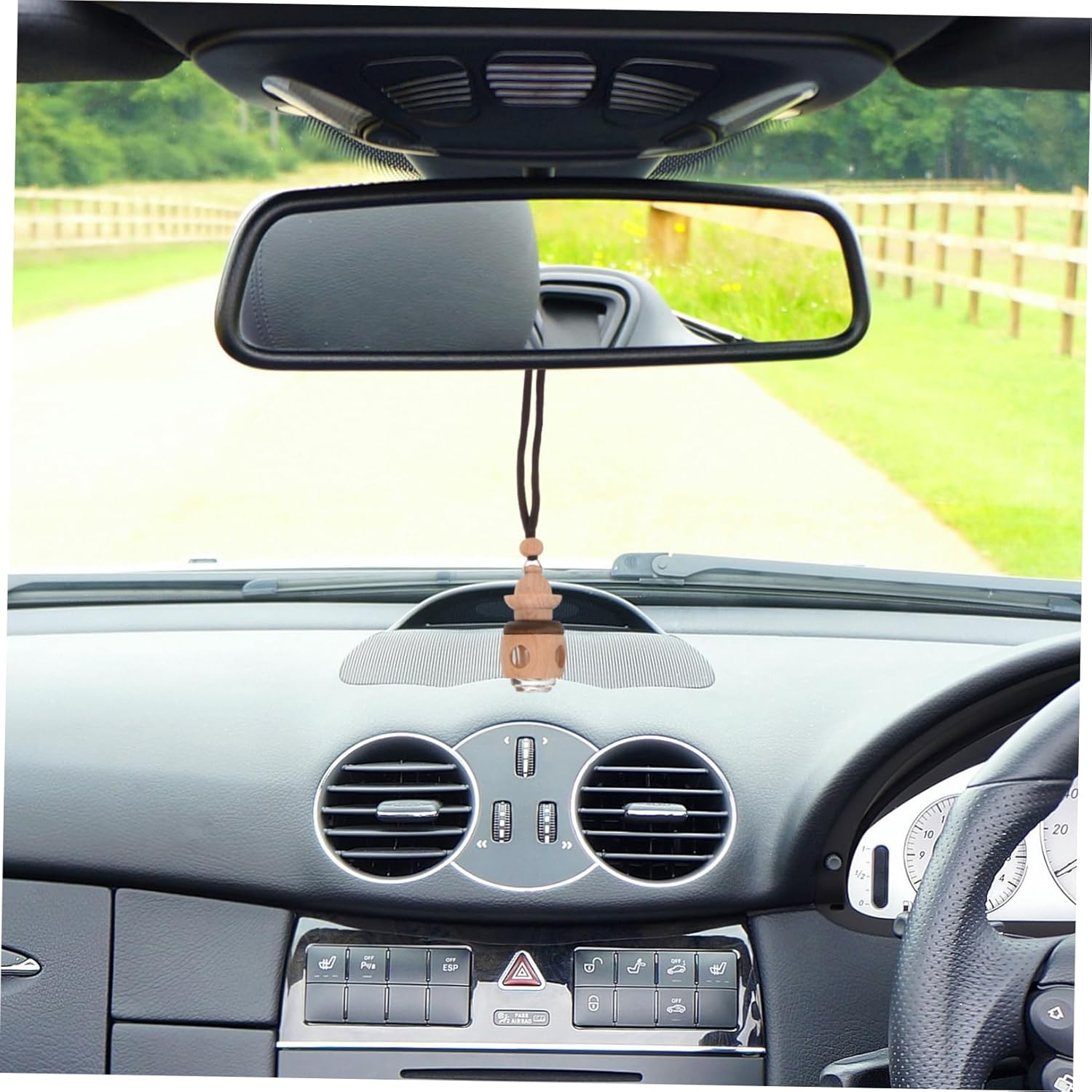 Hanging Perfume Bottle for Car 2-Pack Empty Diffuser Decorative Container