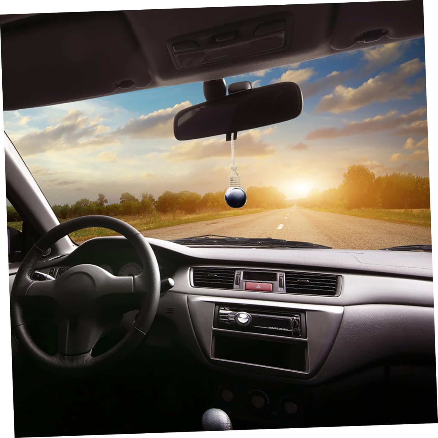 4pcs Car Aromatherapy Perfume Bottle Pendant