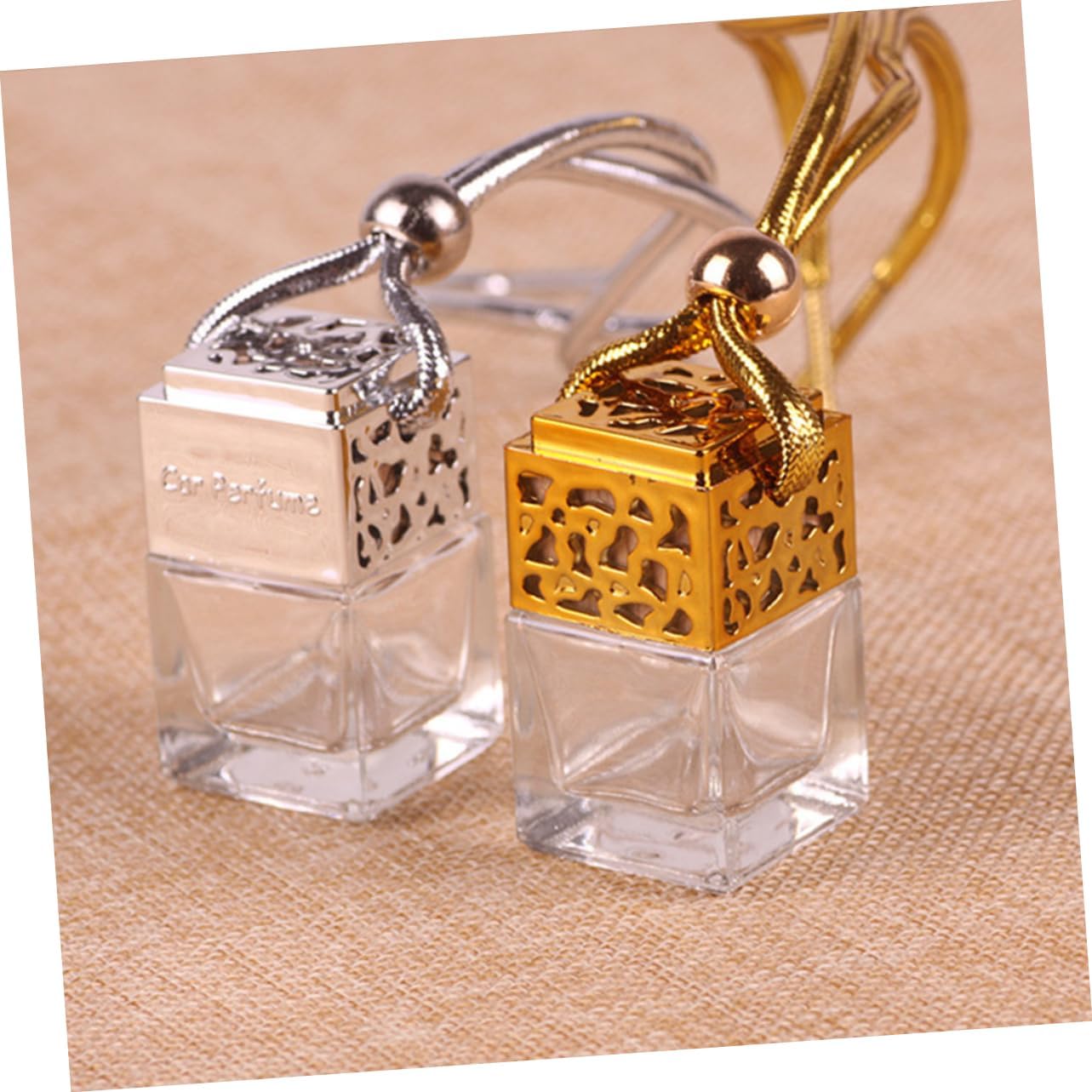 3Pcs Stylish Car Perfume Bottle Pendant for Aromatherapy