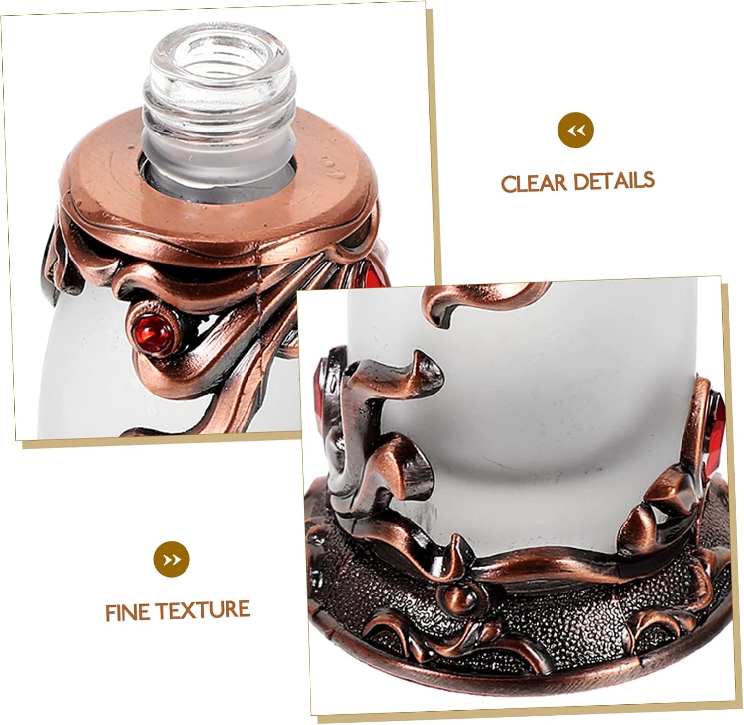 SOIMISS Portable Vintage Perfume Flask for Travel and Home Decor