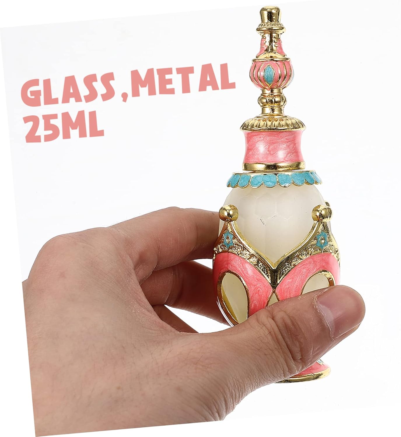 Middle Eastern Perfume Bottle 100ml Empty Aroma Container for Essential Oils Refillable