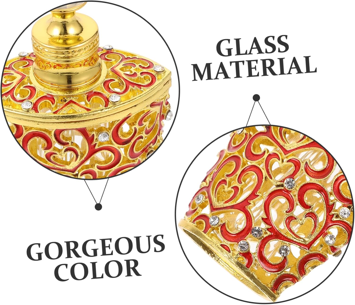 Vintage Decorative Perfume Bottles Empty Refillable