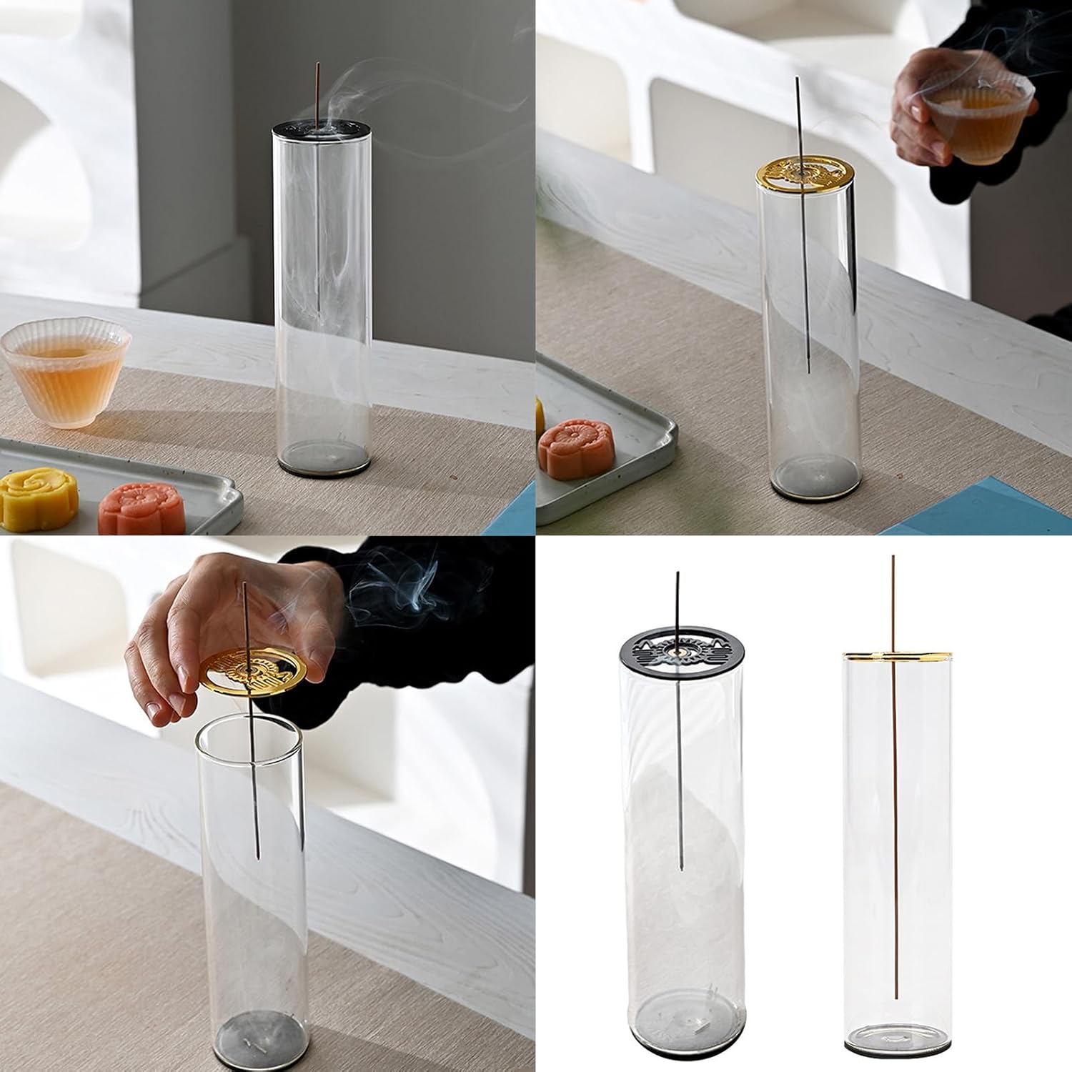 Shurhome Glass Scent Dispenser for Home and Car Use