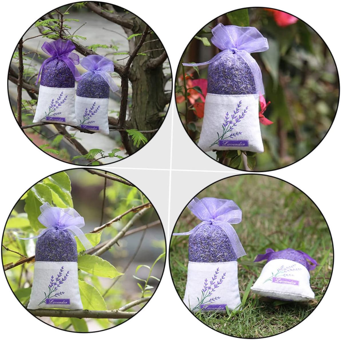 22Pcs Lavender Fragrance Sachet Bags for Closets Cars and Home