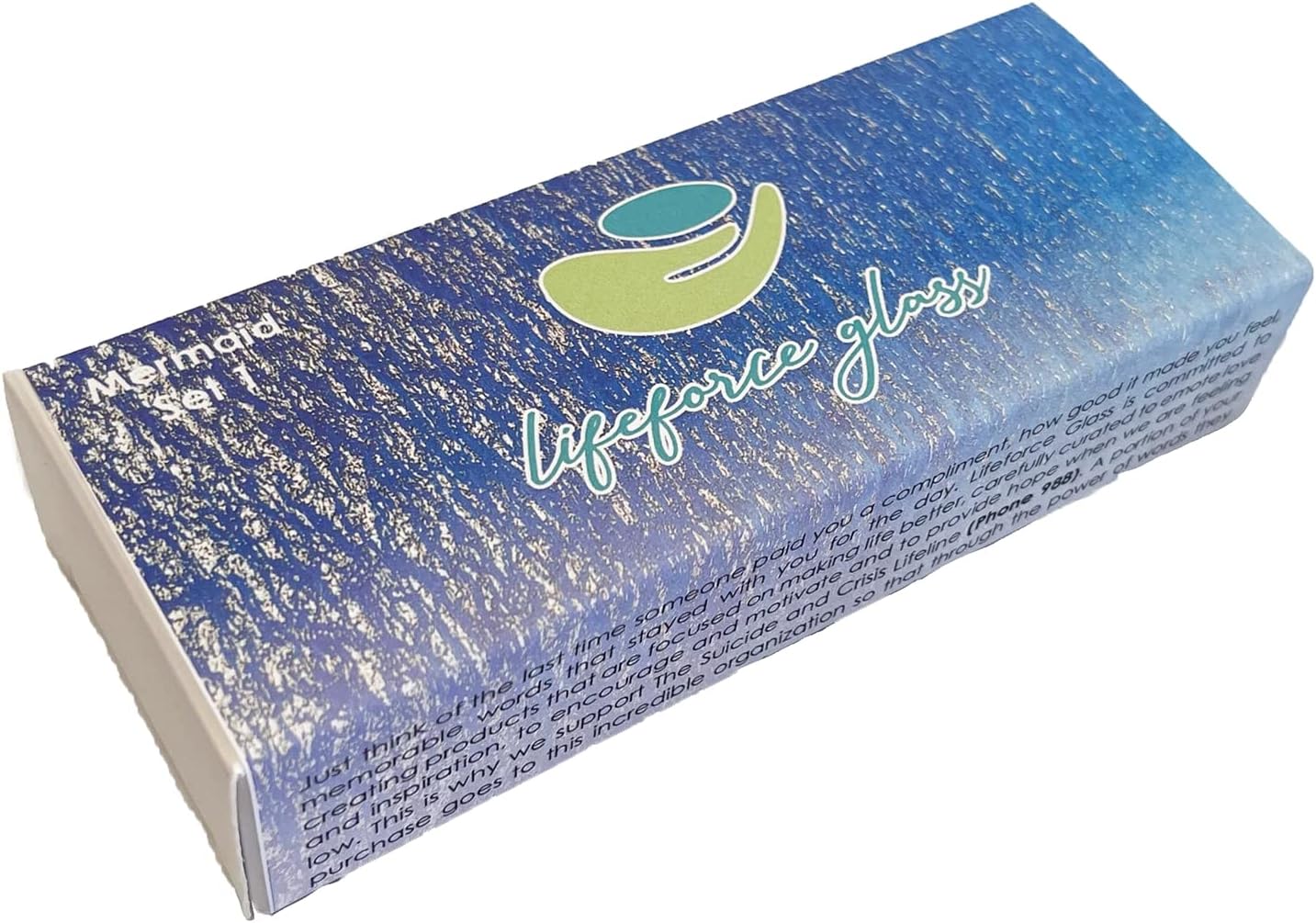 Mermaids Message I Frosted Sea Glass Stones