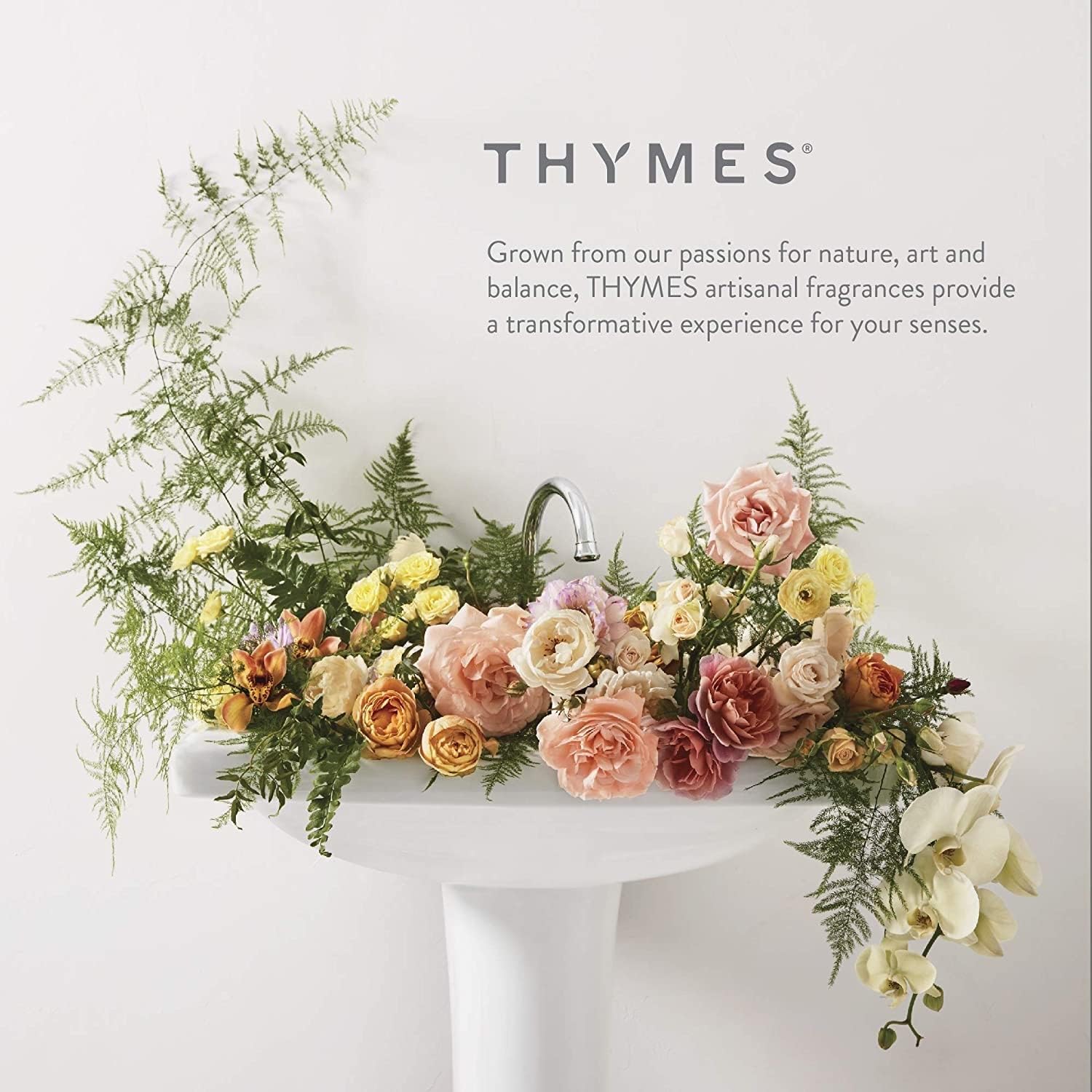 Thymes Lavender Fragrance Set with Mist and Candle
