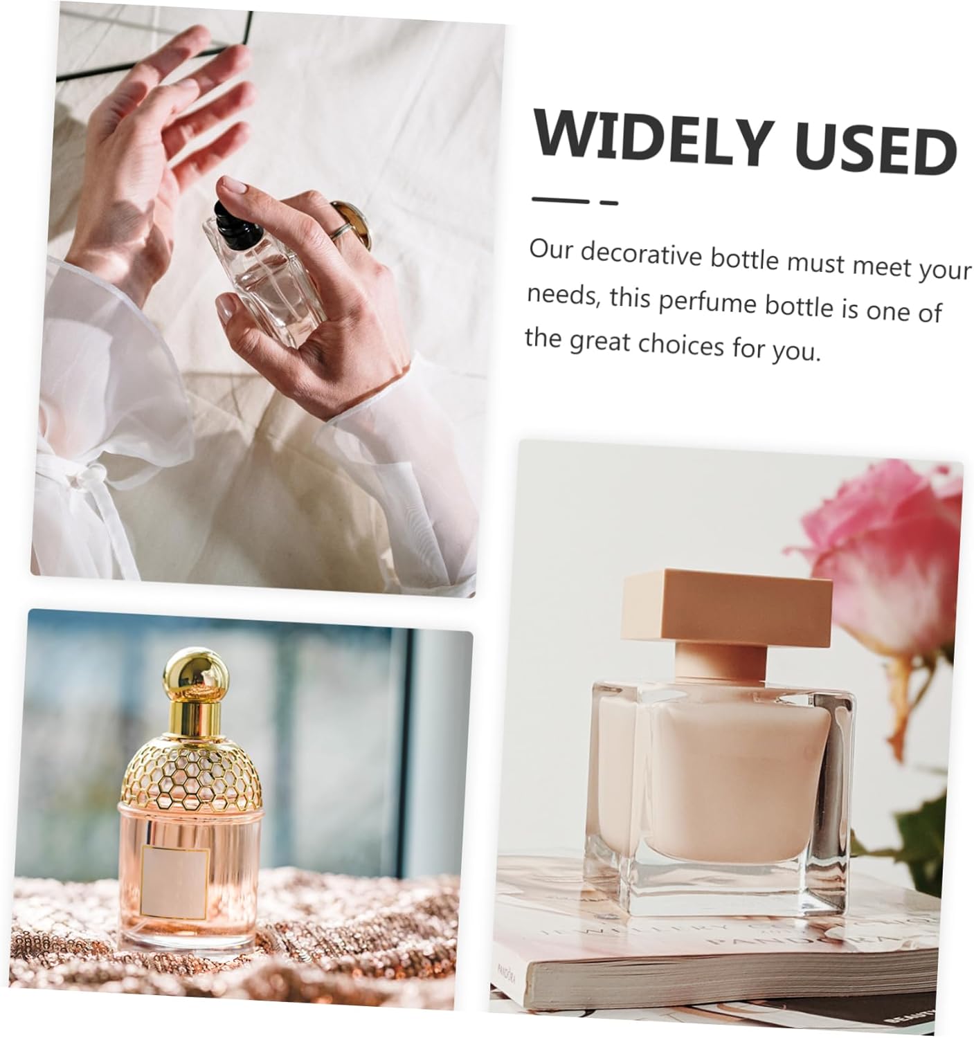 Vintage Decorative Perfume Bottles Empty Refillable