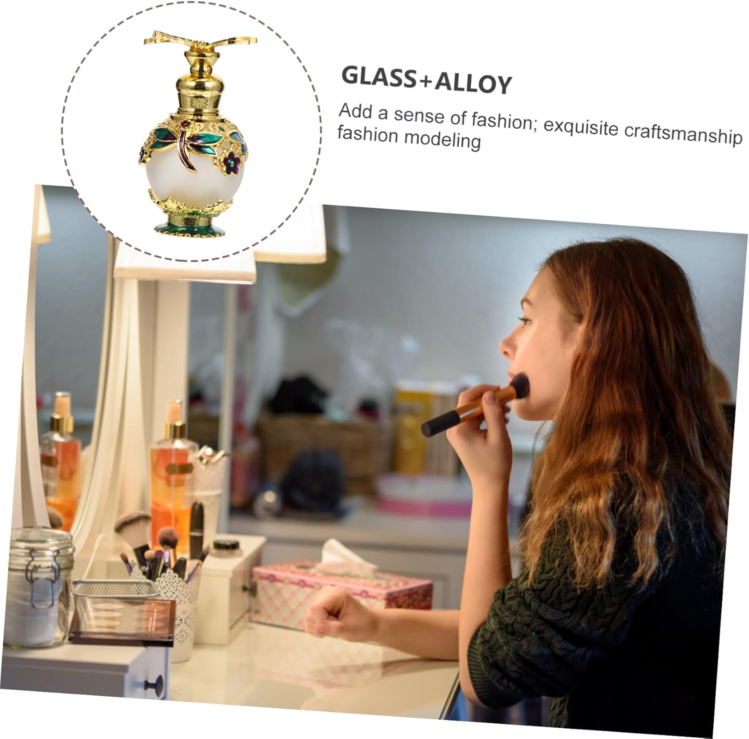 1Pc Aromatherapy Diffuser Bottle Portable Essential Oil Refillable Home Decor Container