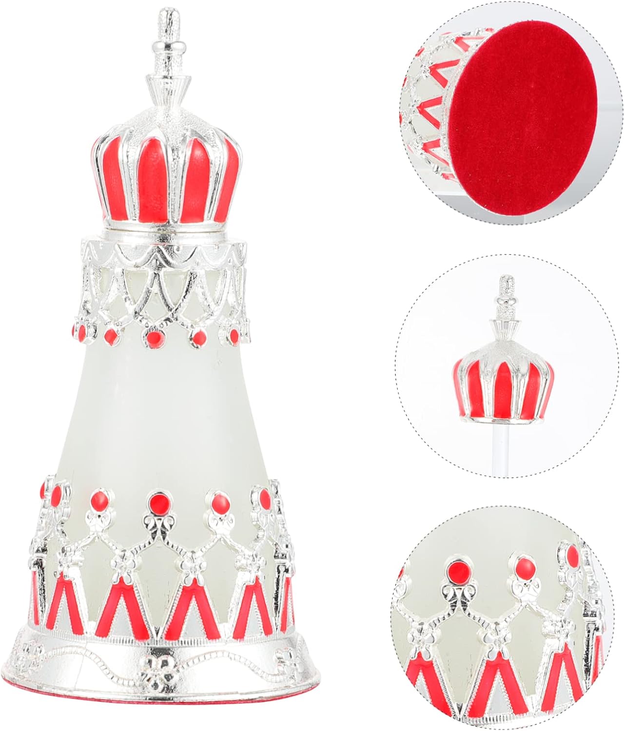 Luxshiny Vintage Arab Style Perfume Bottle Refillable Glass Dropper