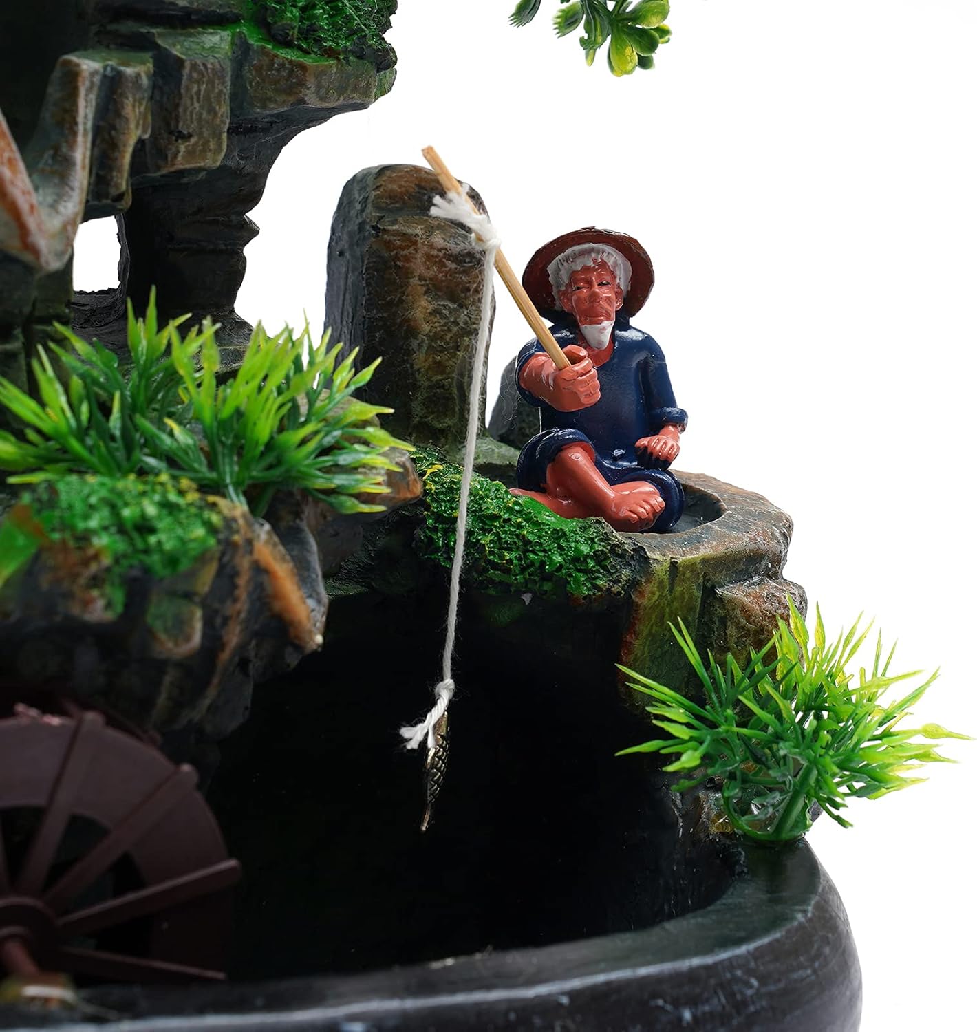 Xianikoho Indoor Waterfall Fountain with LED Lights