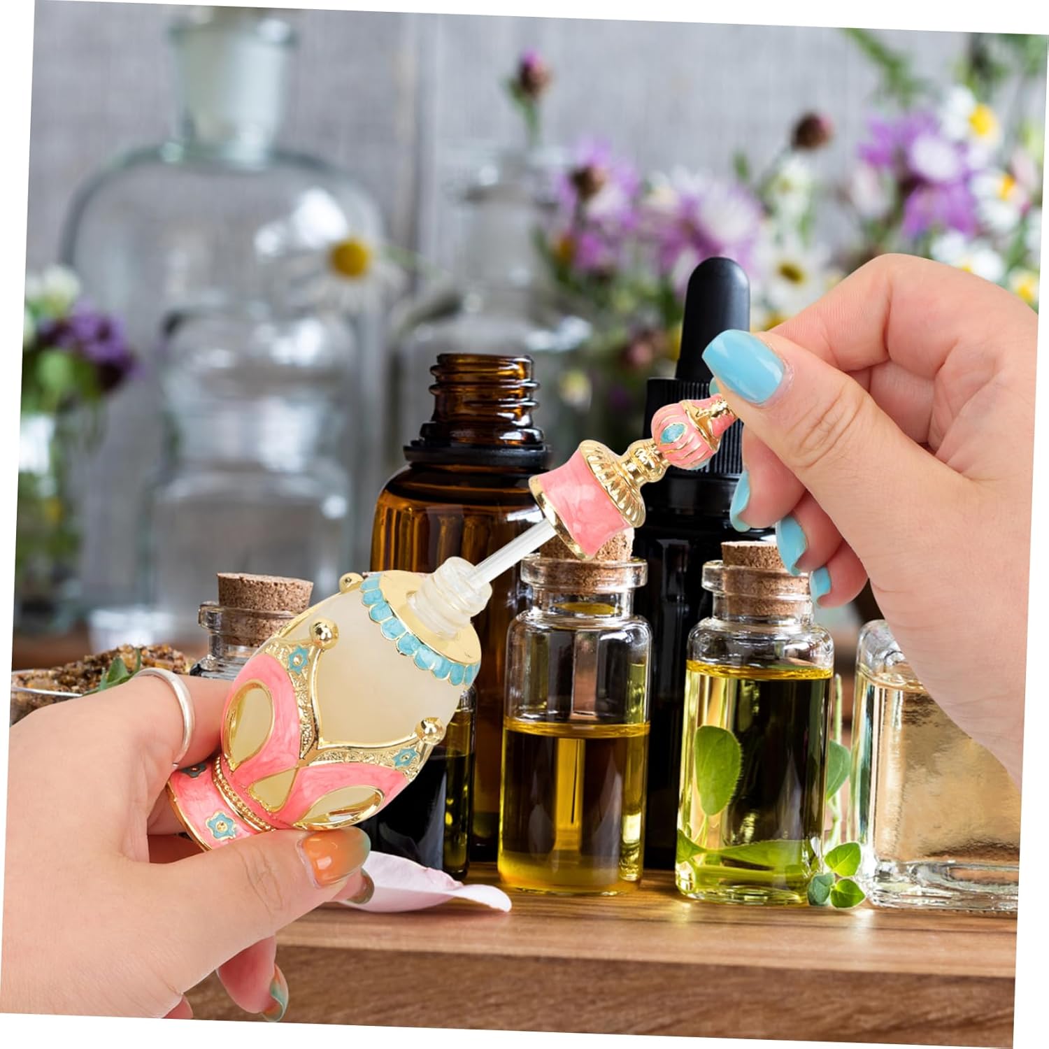 VINTORKY Refillable Perfume Spray Bottles for Essential Oil