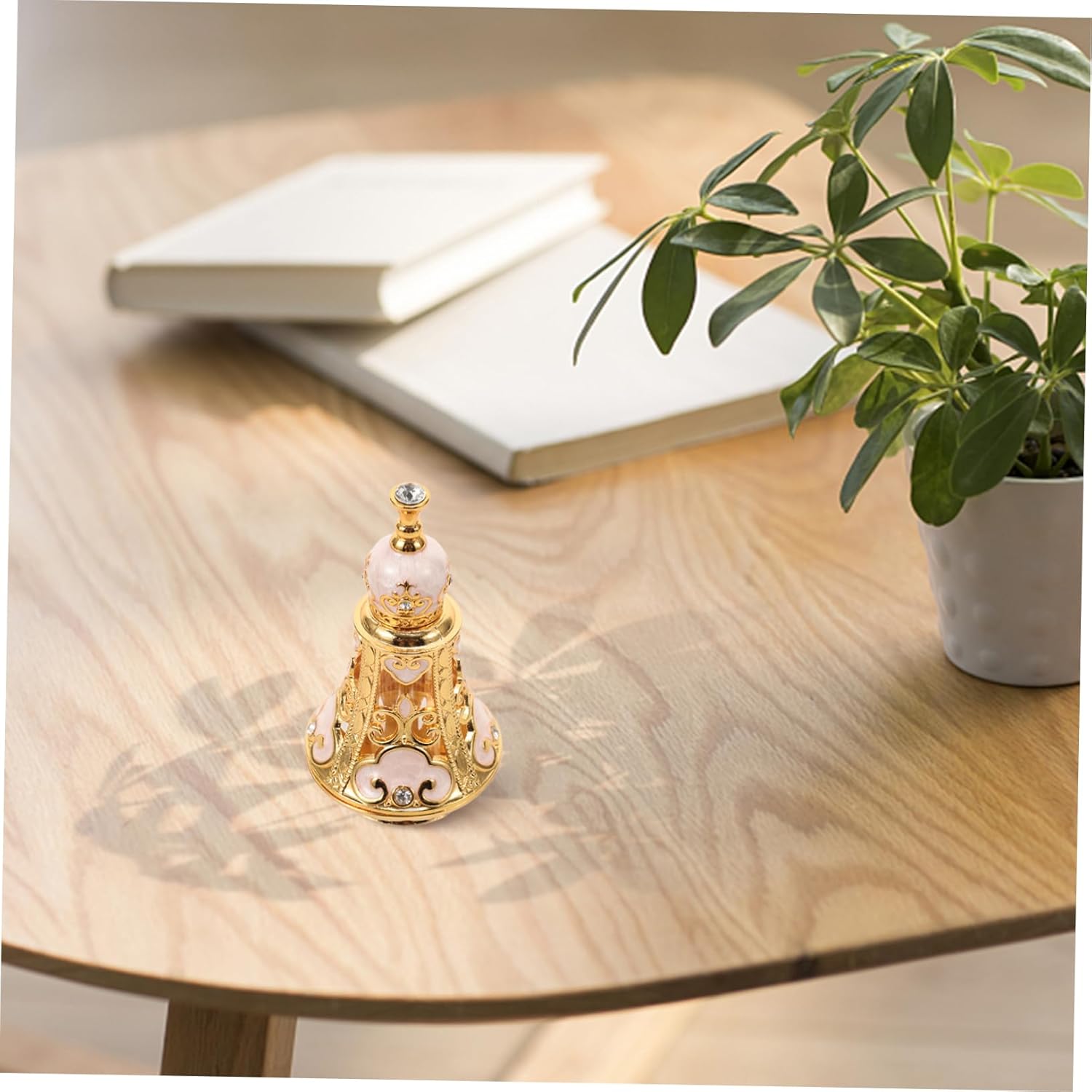 Vintage Glass Perfume Bottle with Dropper for Essential Oils