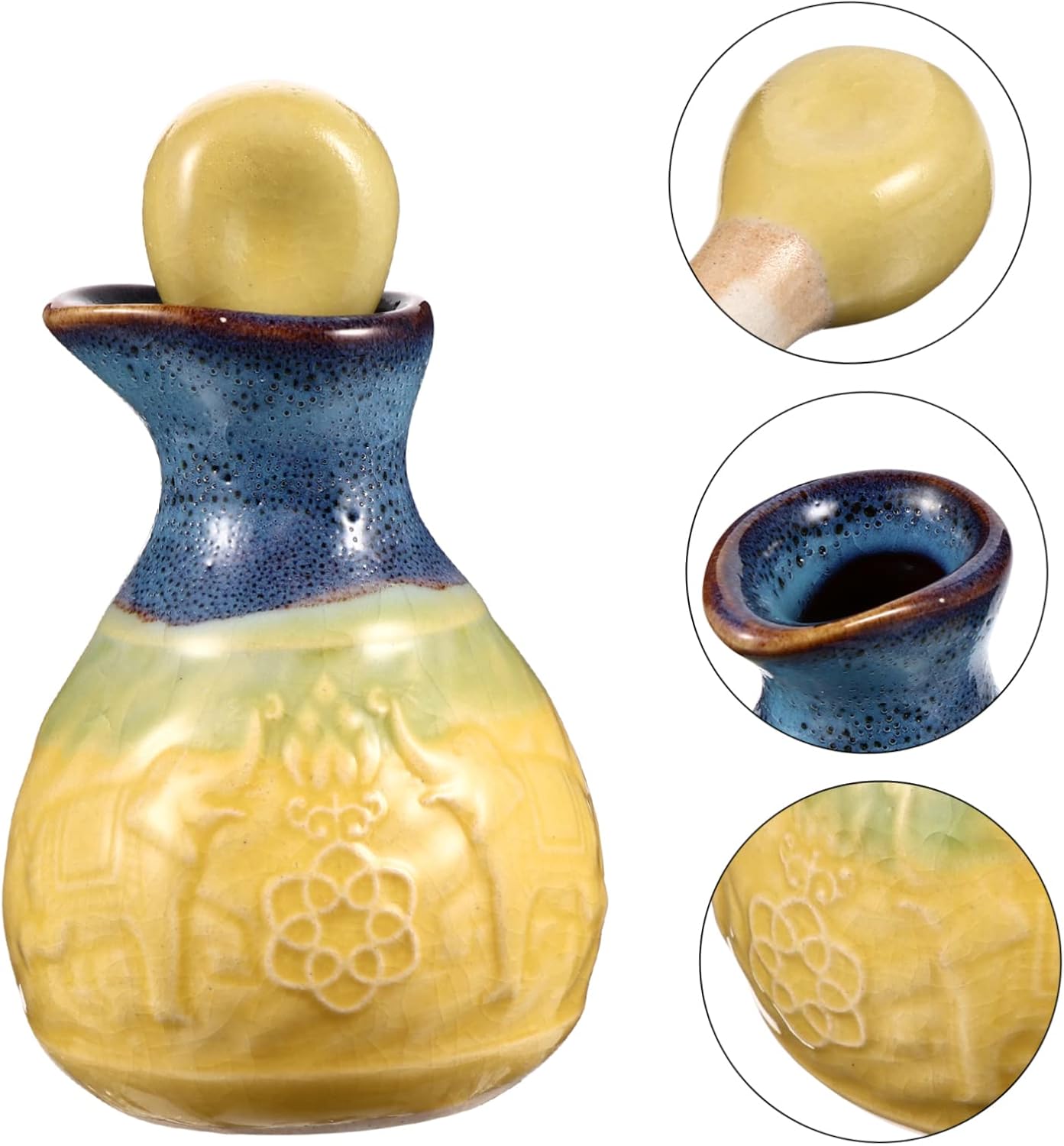 SAFIGLE Aroma Diffuser Essential Oil Bottle Stopper Decorative Travel Accessory
