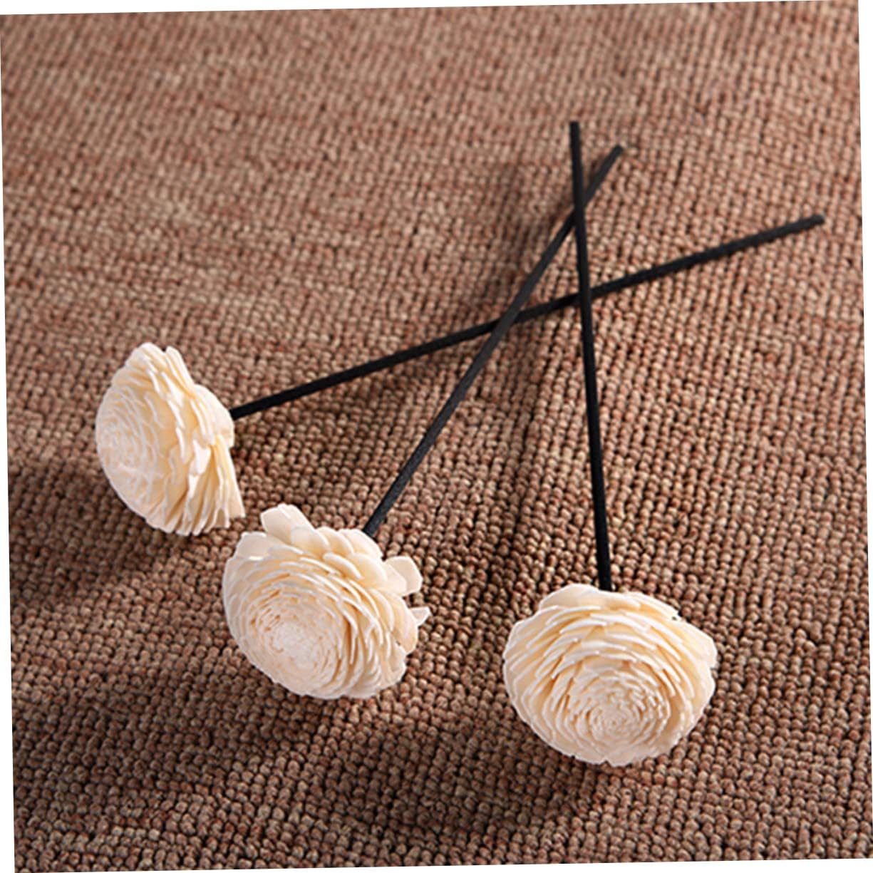 ABOOFAN 3pcs Lavender Aromatherapy Rattan Diffuser Sticks Home Decor
