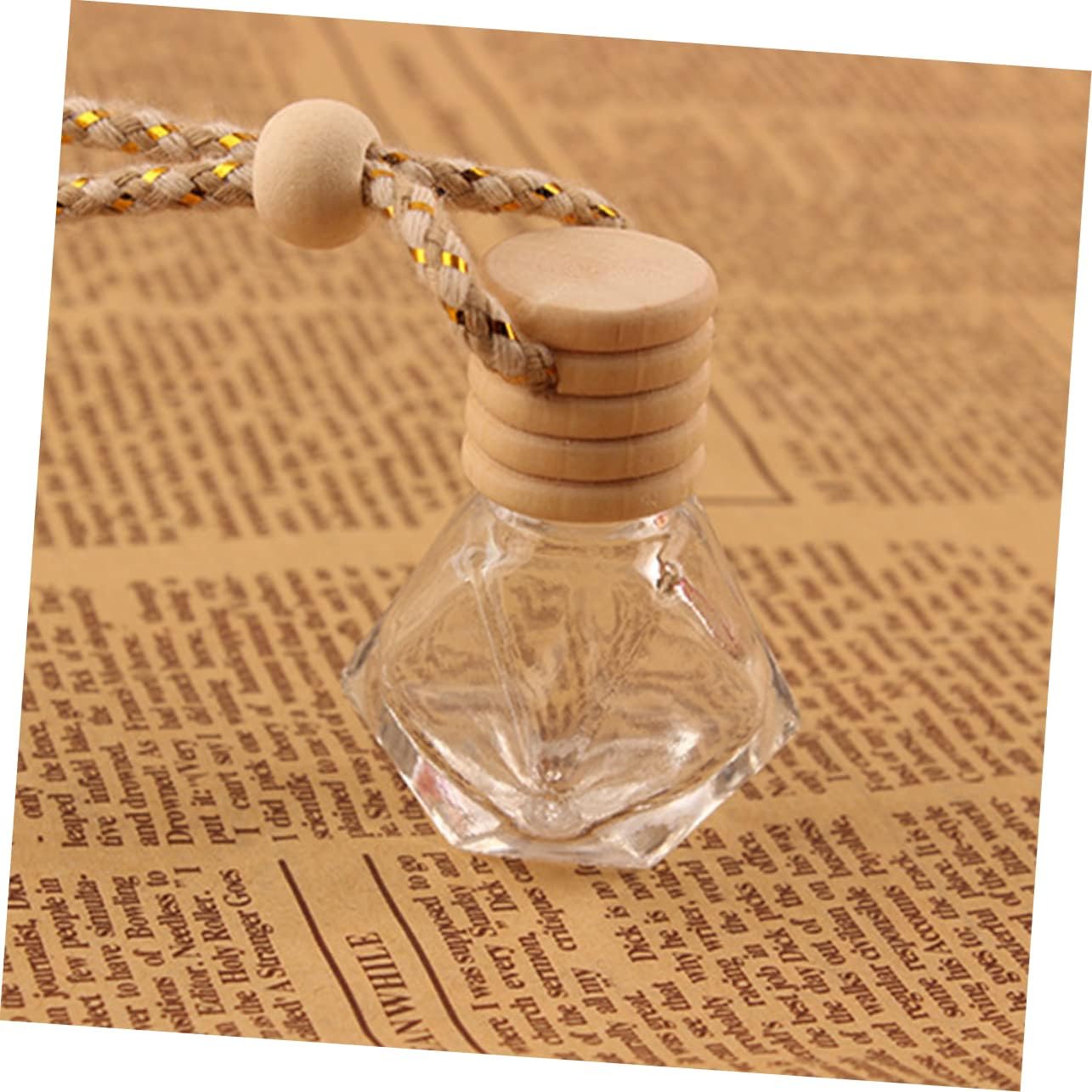 VOSAREA 10pcs Hanging Aroma Bottles for Car and Home