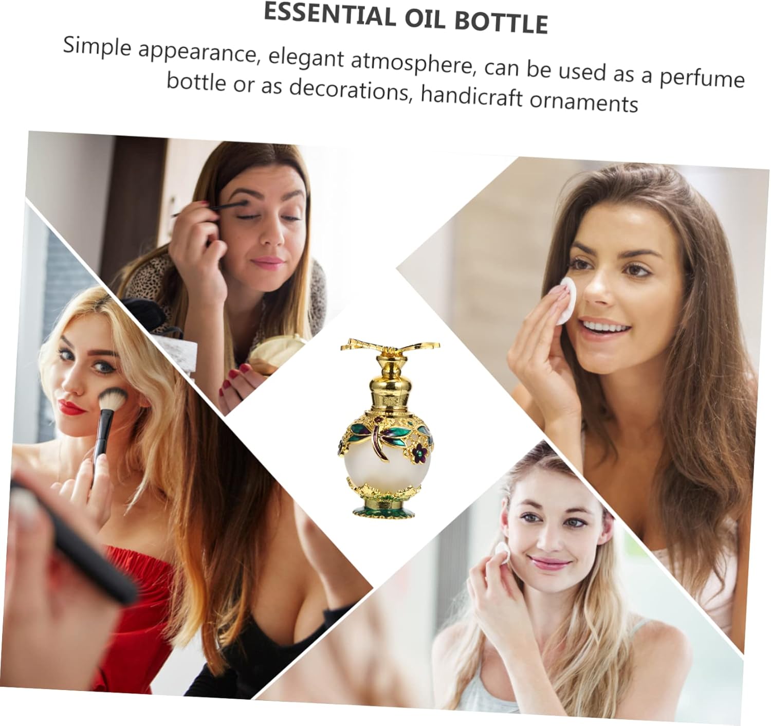 Essential Oil Diffuser Bottle with Refill Lid for Home Office Spa