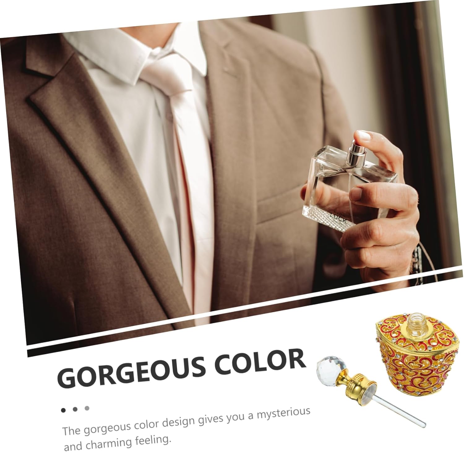 Vintage Decorative Perfume Bottles Empty Refillable