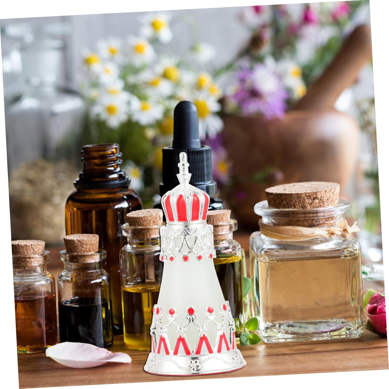 IMIKEYA Retro Arab Style Perfume Bottle Essential Oil Dropper