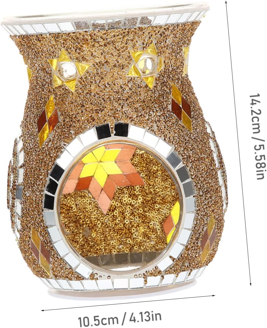 Sunflower Mosaic Essential Oil Burner with Tea Light Holder