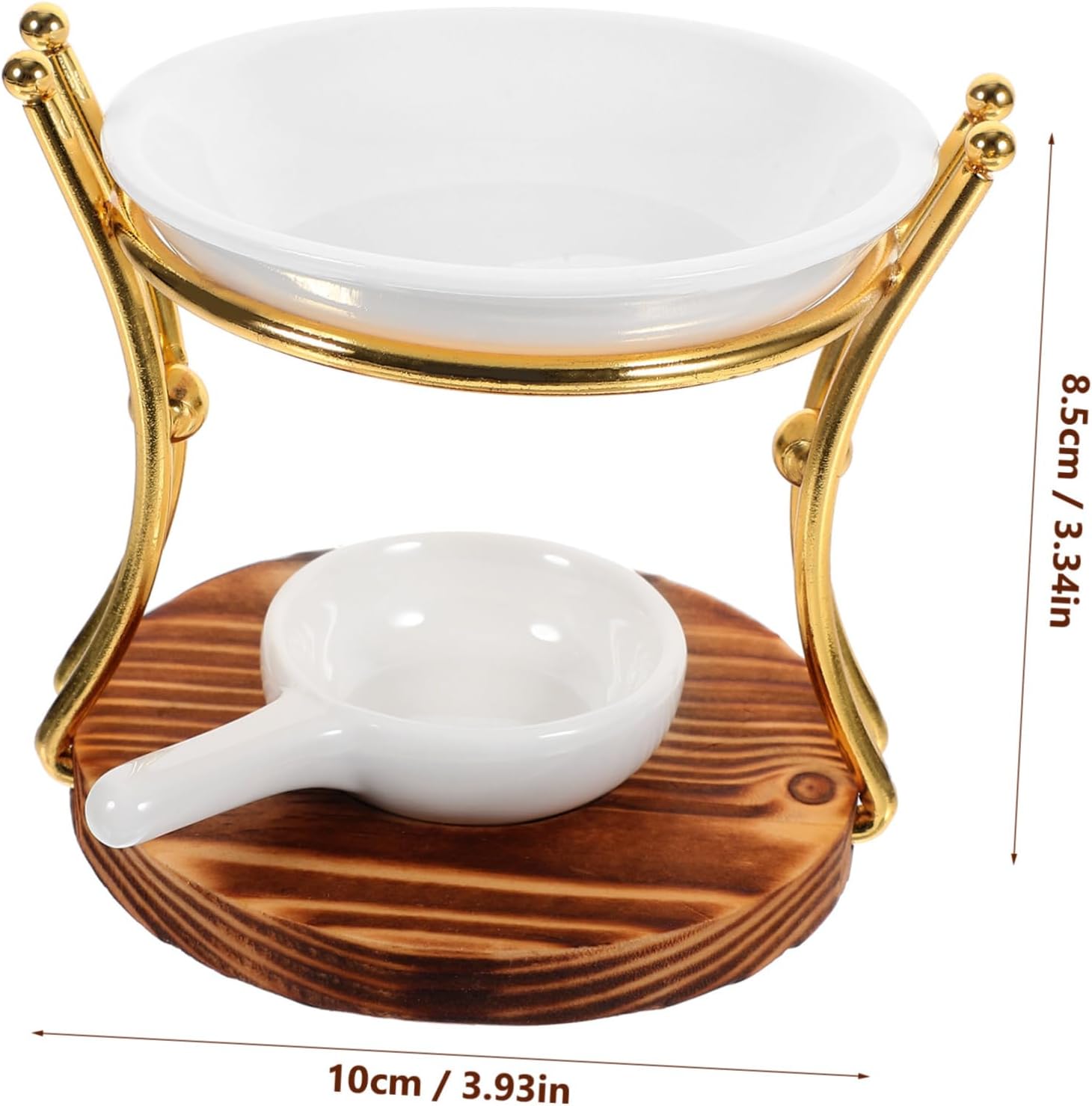 Garneck Ceramic Essential Oil Burner Vintage Design for Home Decor